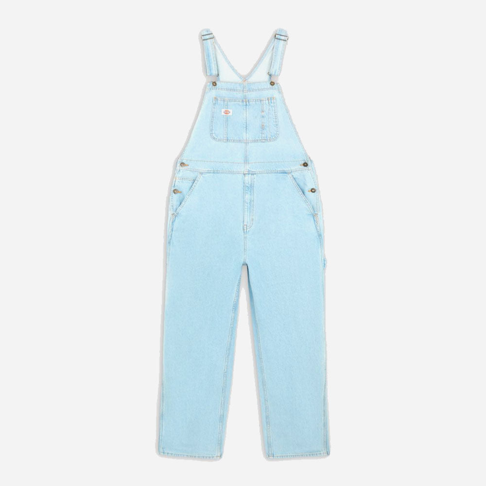 DICKIES - CLASSIC DENIM BIB - VINTAGE AGED BLUE