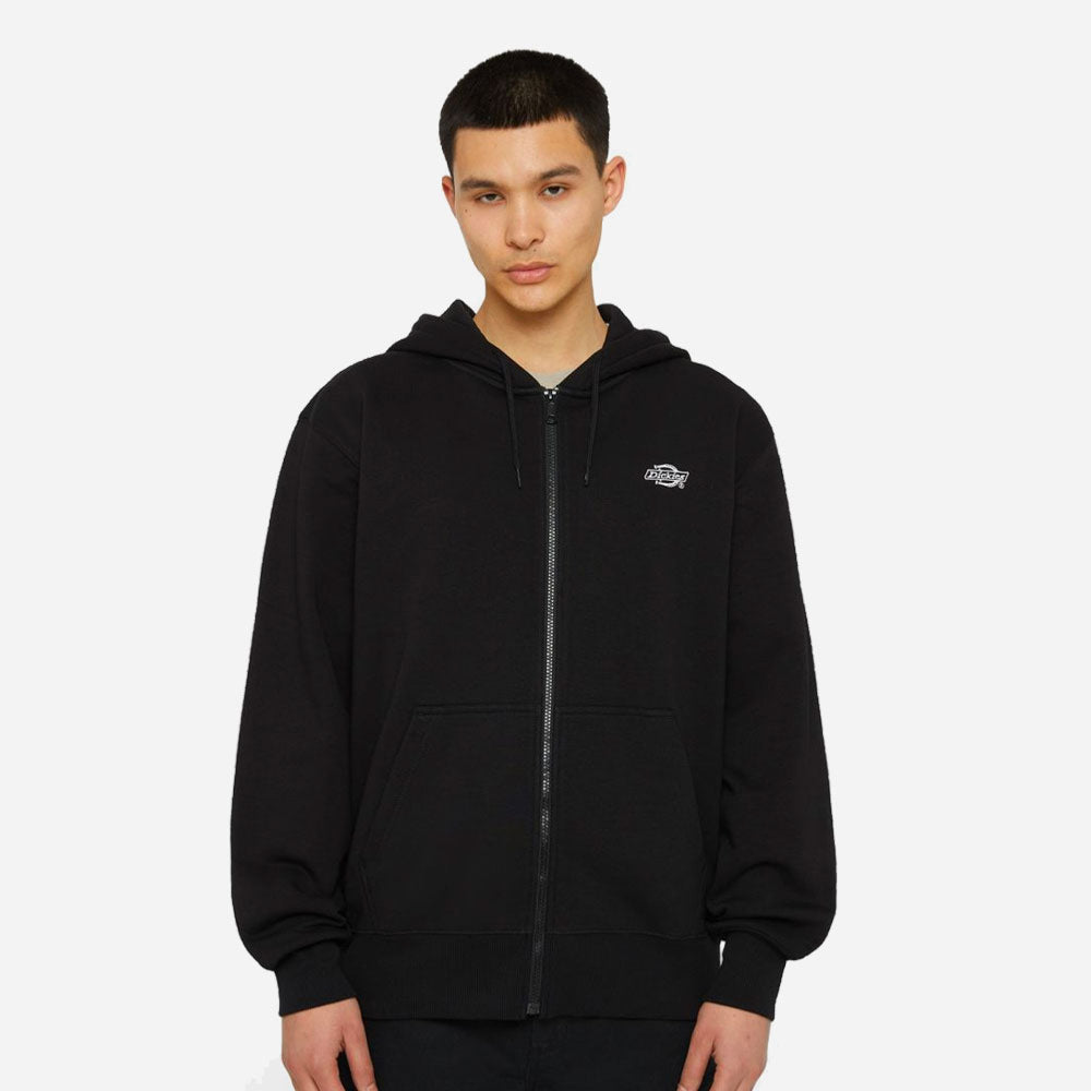 DICKIES - SUMMERDALE ZIP THROUGH HOODIE - Black