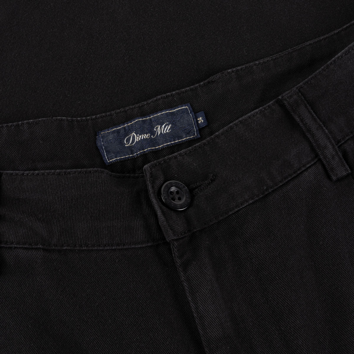 Dime - Baggy Chino Pants - Black