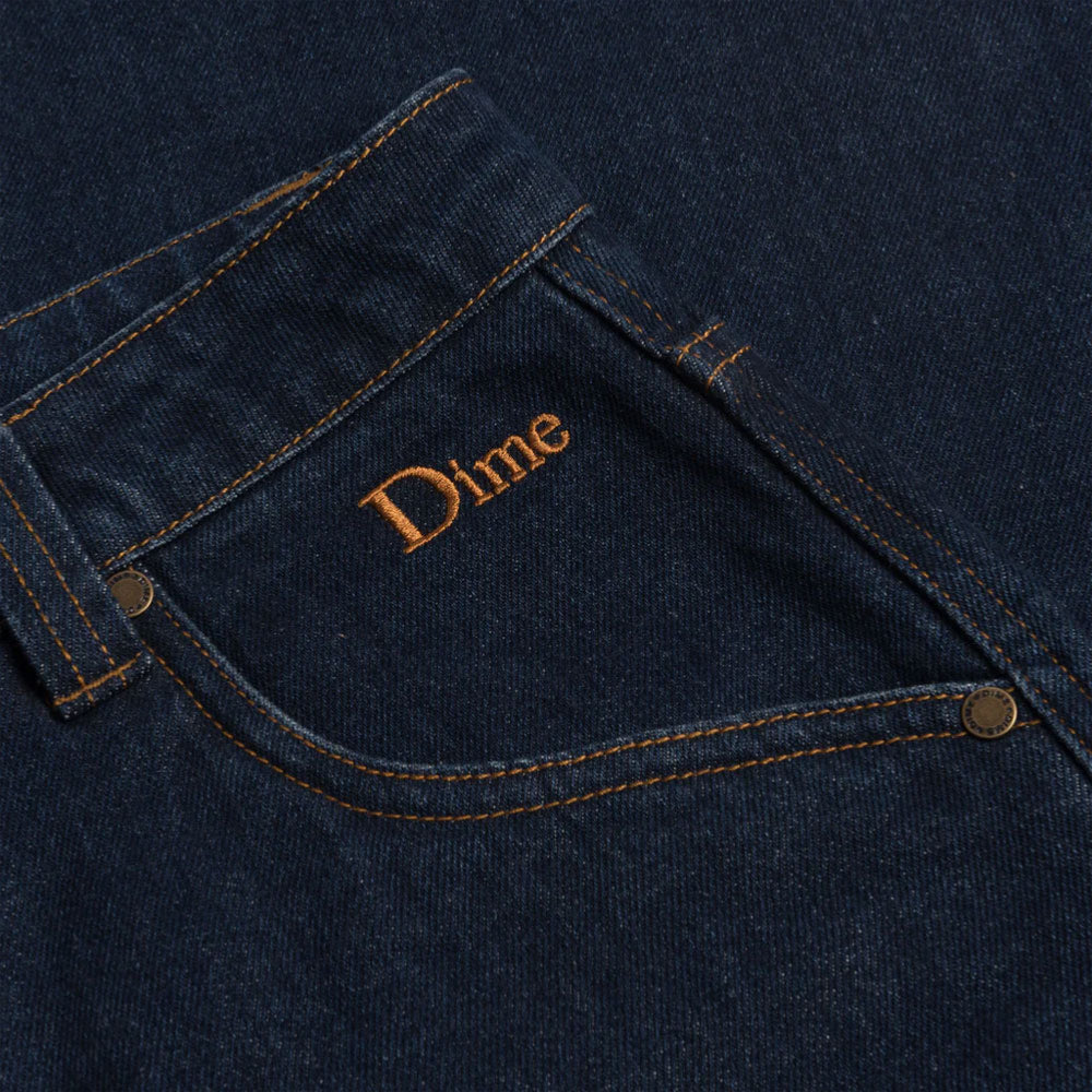 DIME - CLASSIC BAGGY DENIM PANTS - Indigo