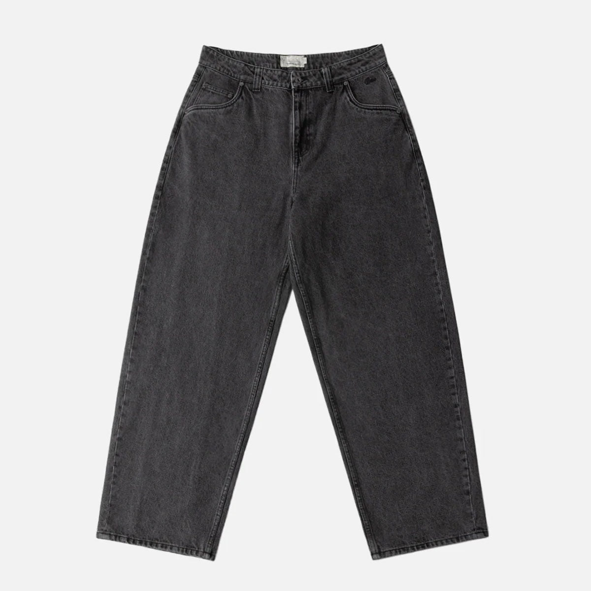 Dime - Baggy Denim Pants - Knowtomatic Black