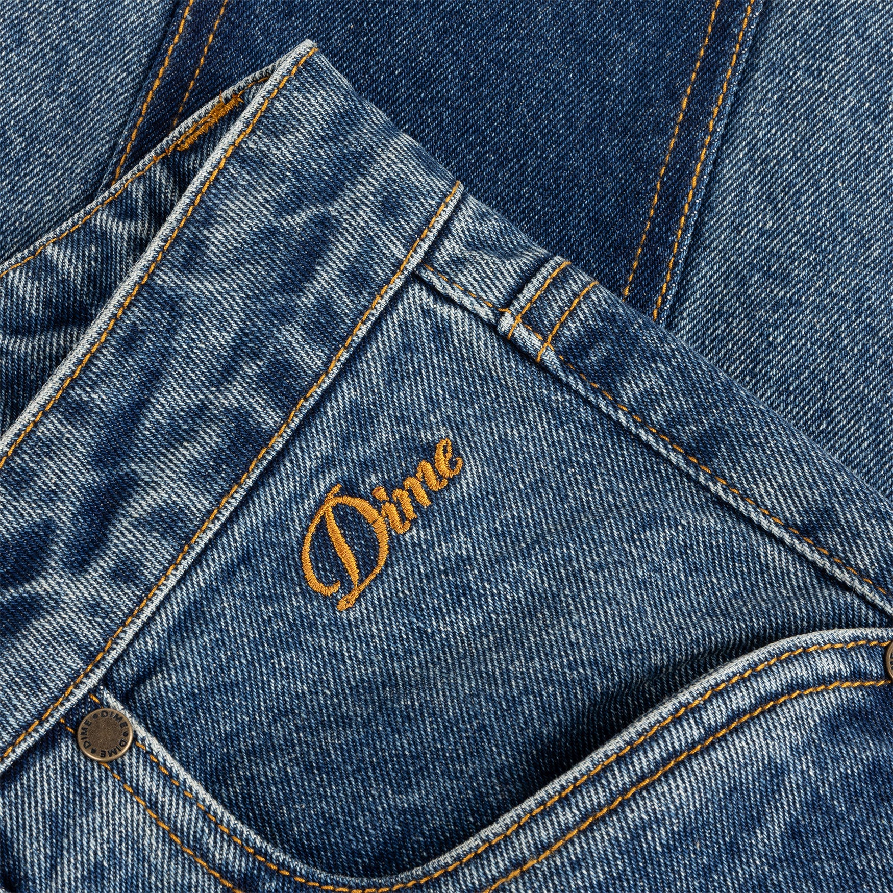 Dime - Baggy Denim Pants - Knowtomatic Blue