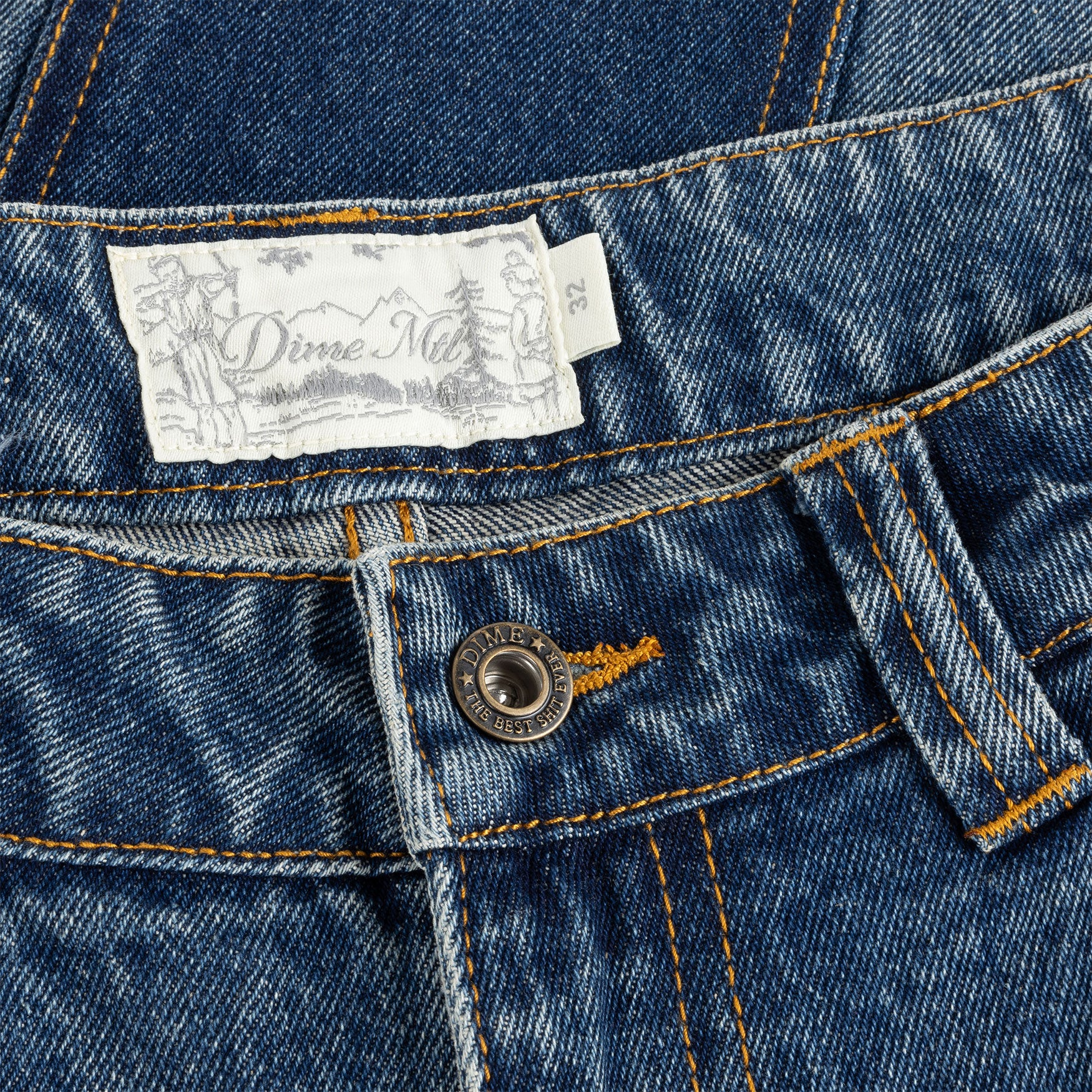 Dime - Baggy Denim Pants - Knowtomatic Blue