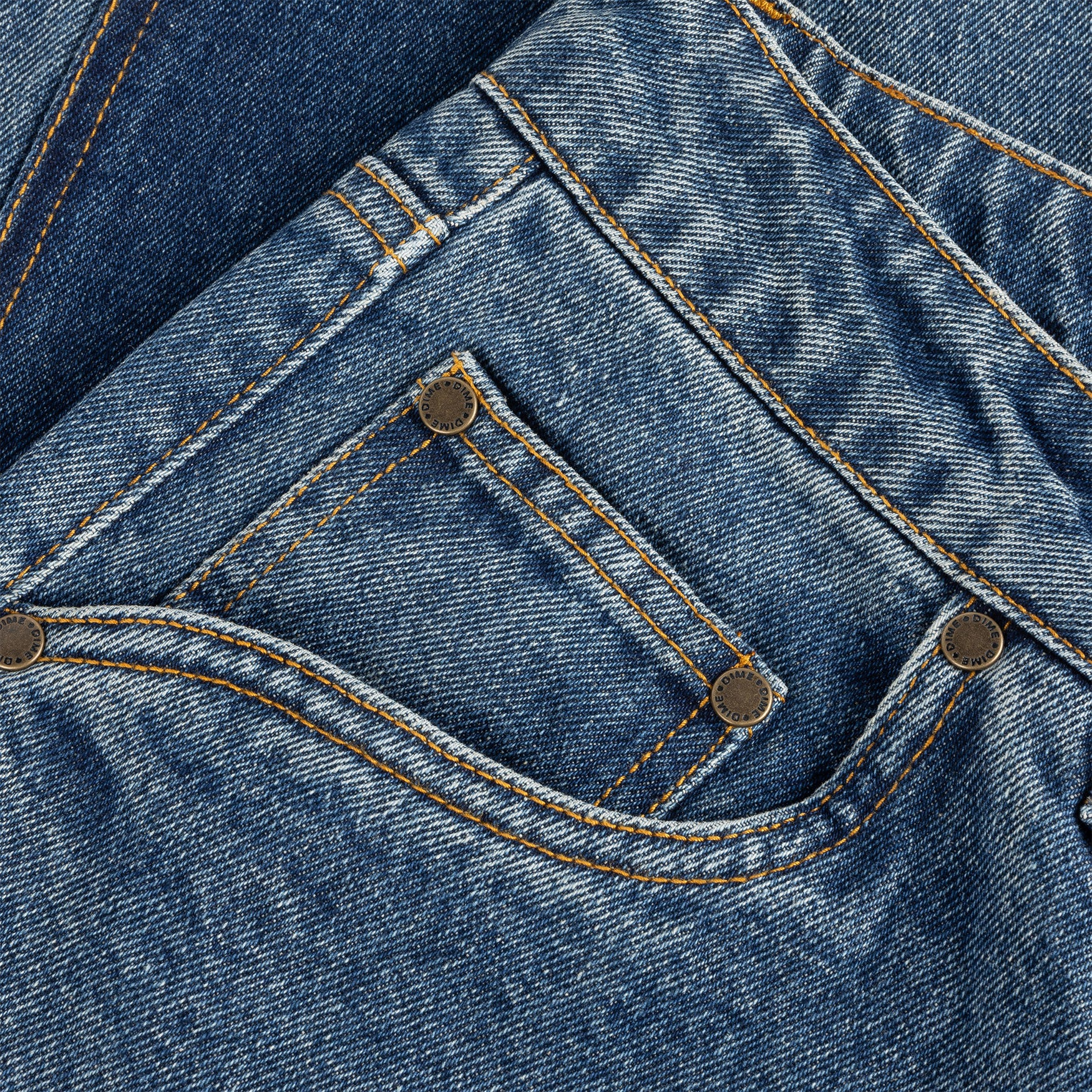 Dime - Baggy Denim Pants - Knowtomatic Blue