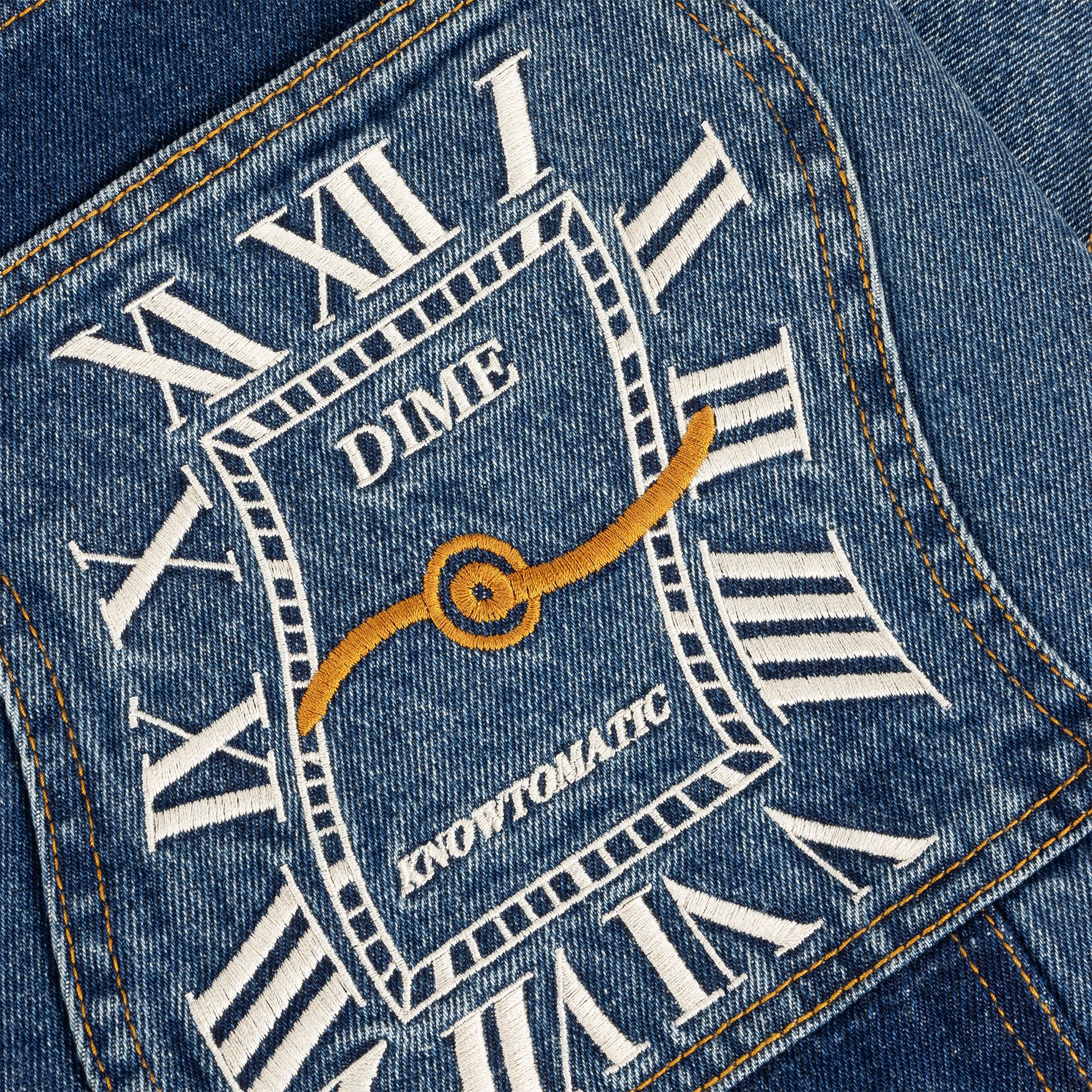 Dime - Baggy Denim Pants - Knowtomatic Blue