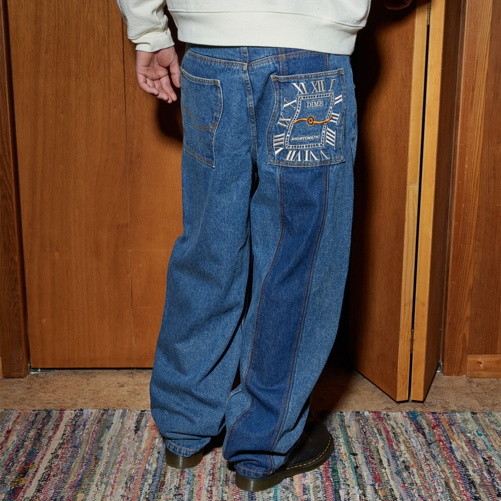 Dime - Baggy Denim Pants - Knowtomatic Blue