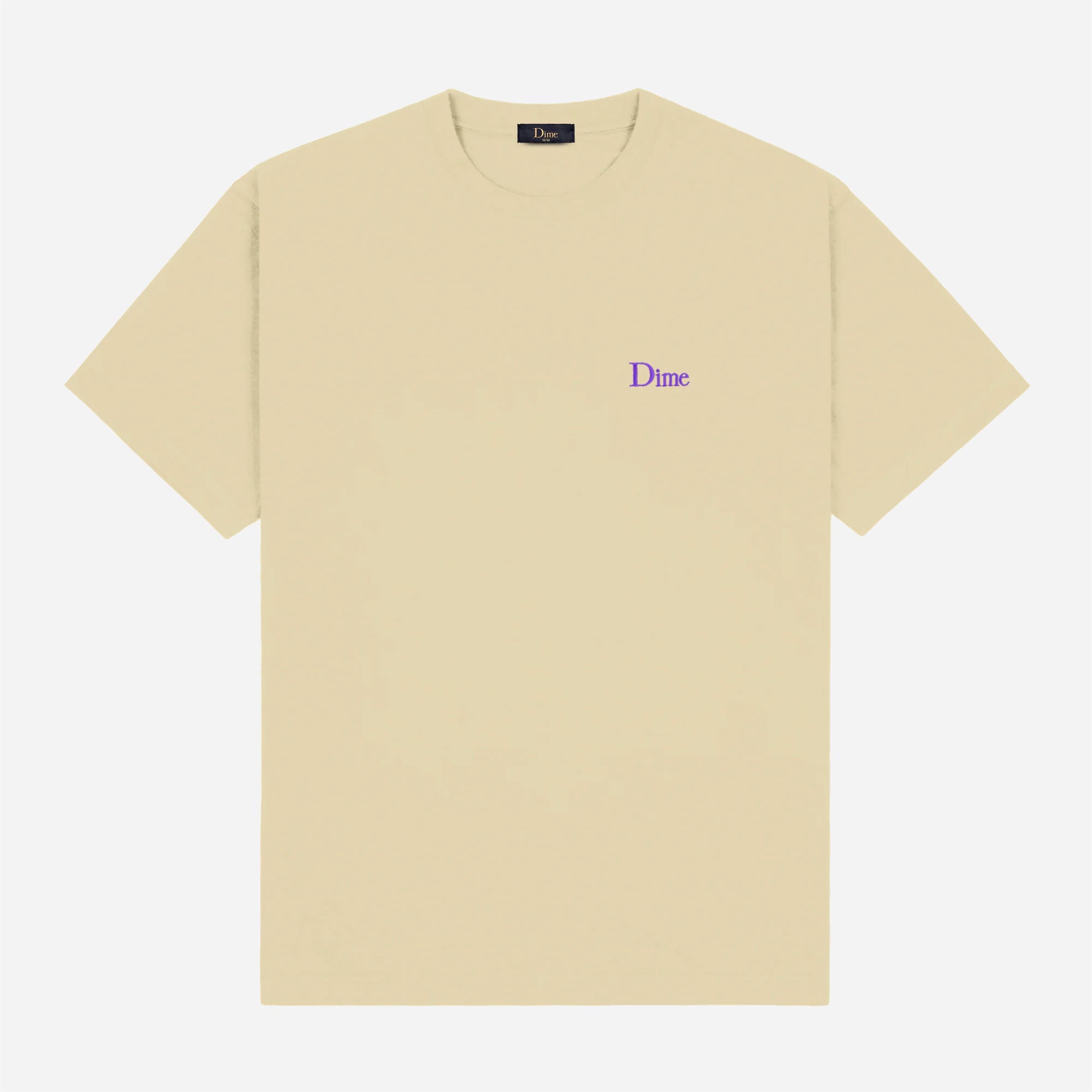 DIME - Classic Small Logo Tee - Light moss