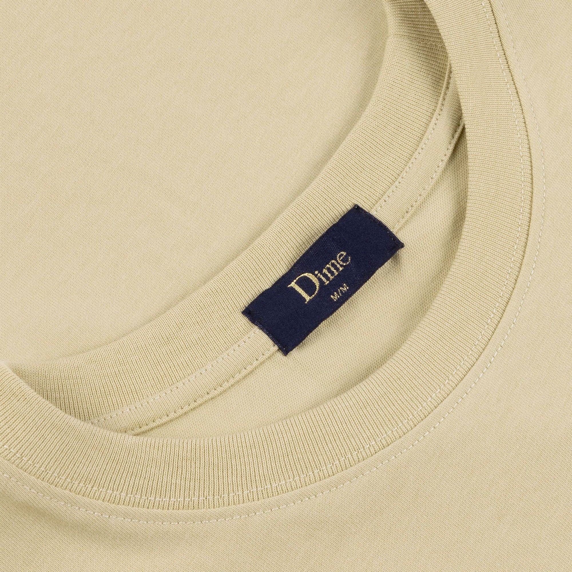 DIME - Classic Small Logo Tee - Light moss