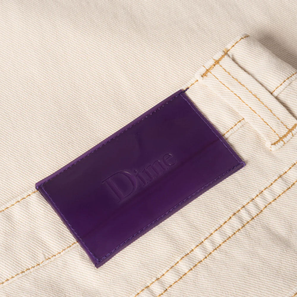 DIME - BAGGY DENIM PANTS - Warm White