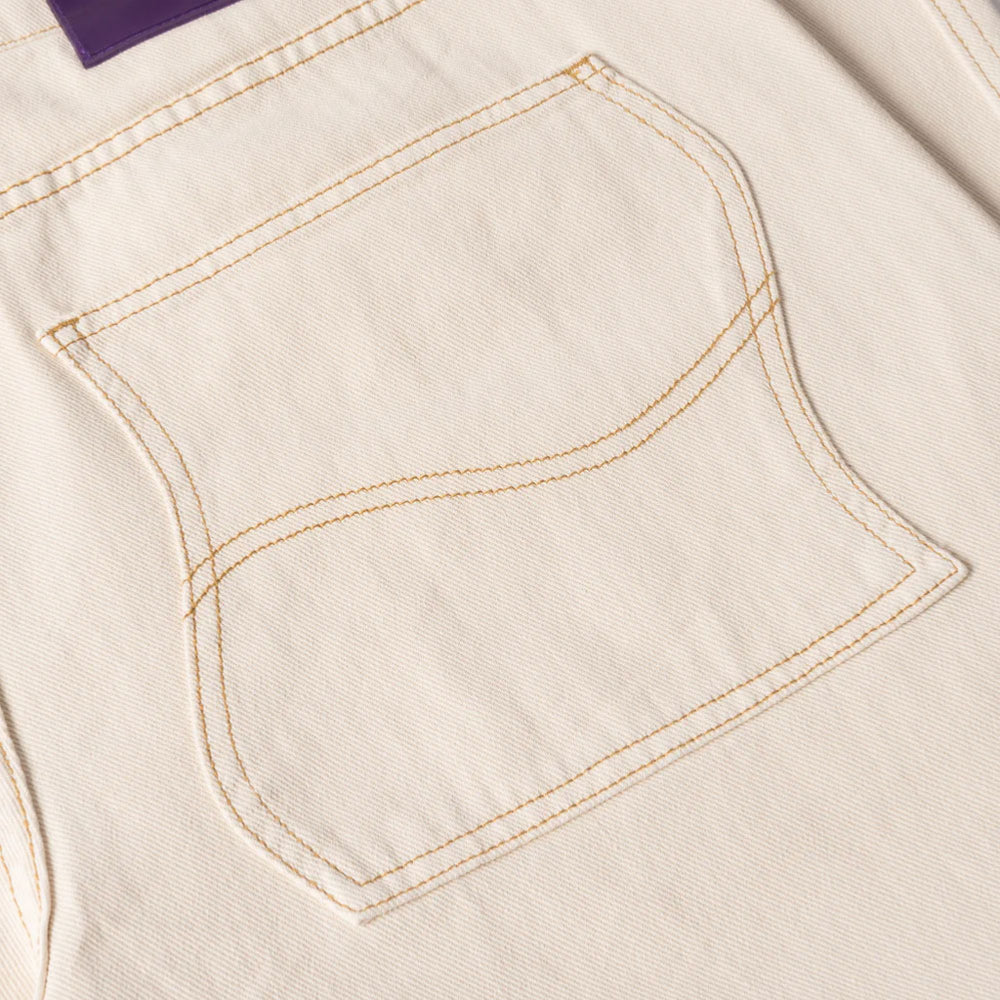 DIME - BAGGY DENIM PANTS - Warm White