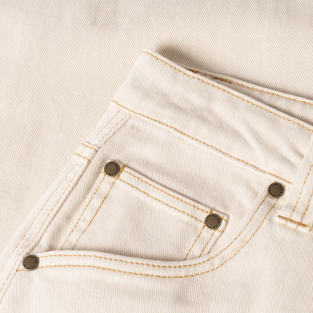 DIME - BAGGY DENIM PANTS - Warm White