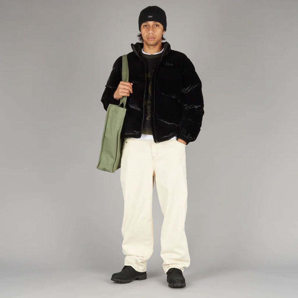 DIME - BAGGY DENIM PANTS - Warm White