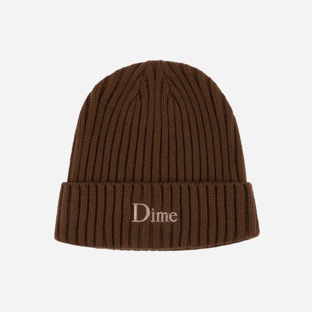 DIME - Classic Fold Beanie - Brown