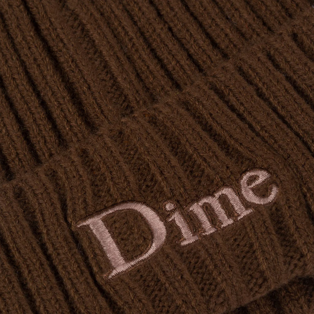 DIME - Classic Fold Beanie - Brown