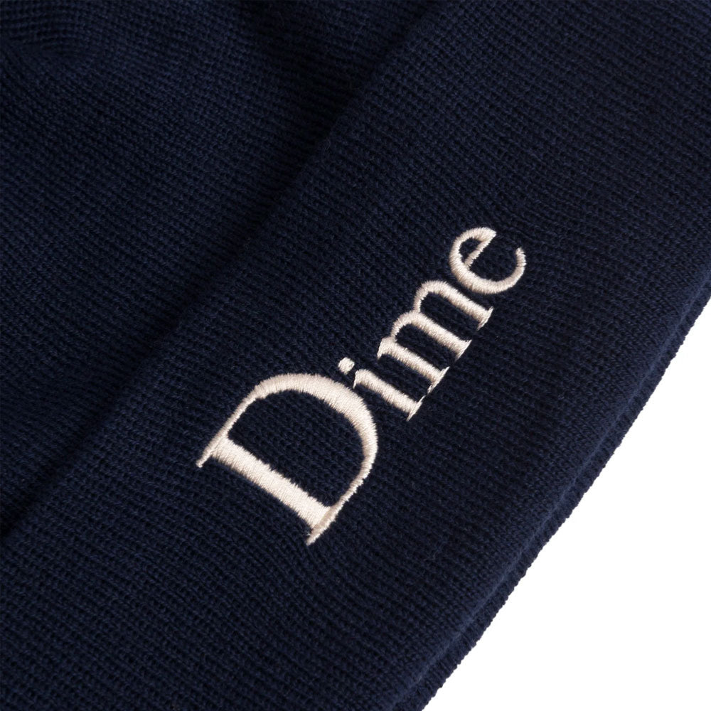 Dime - Classic Wool Fold Beanie - Indigo