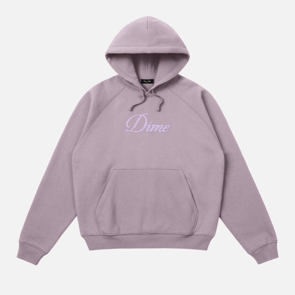 Dime - Cursive Hoodie - Plum Gray