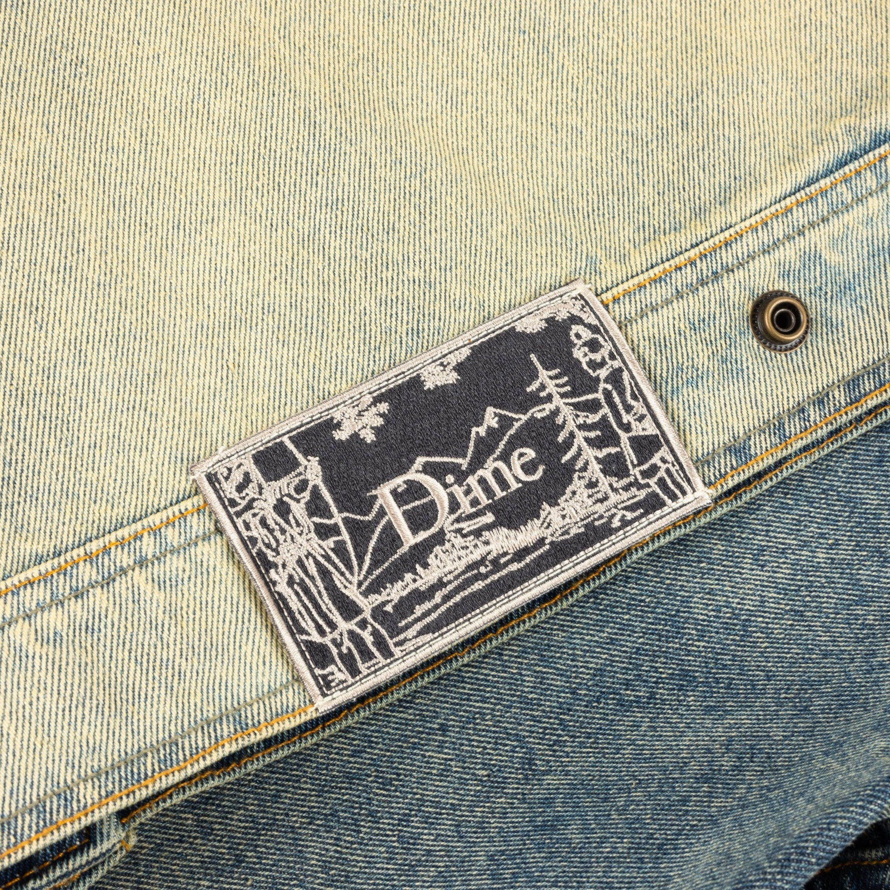 DIME - Denim Jacket - Dipped Sandblasted Indigo