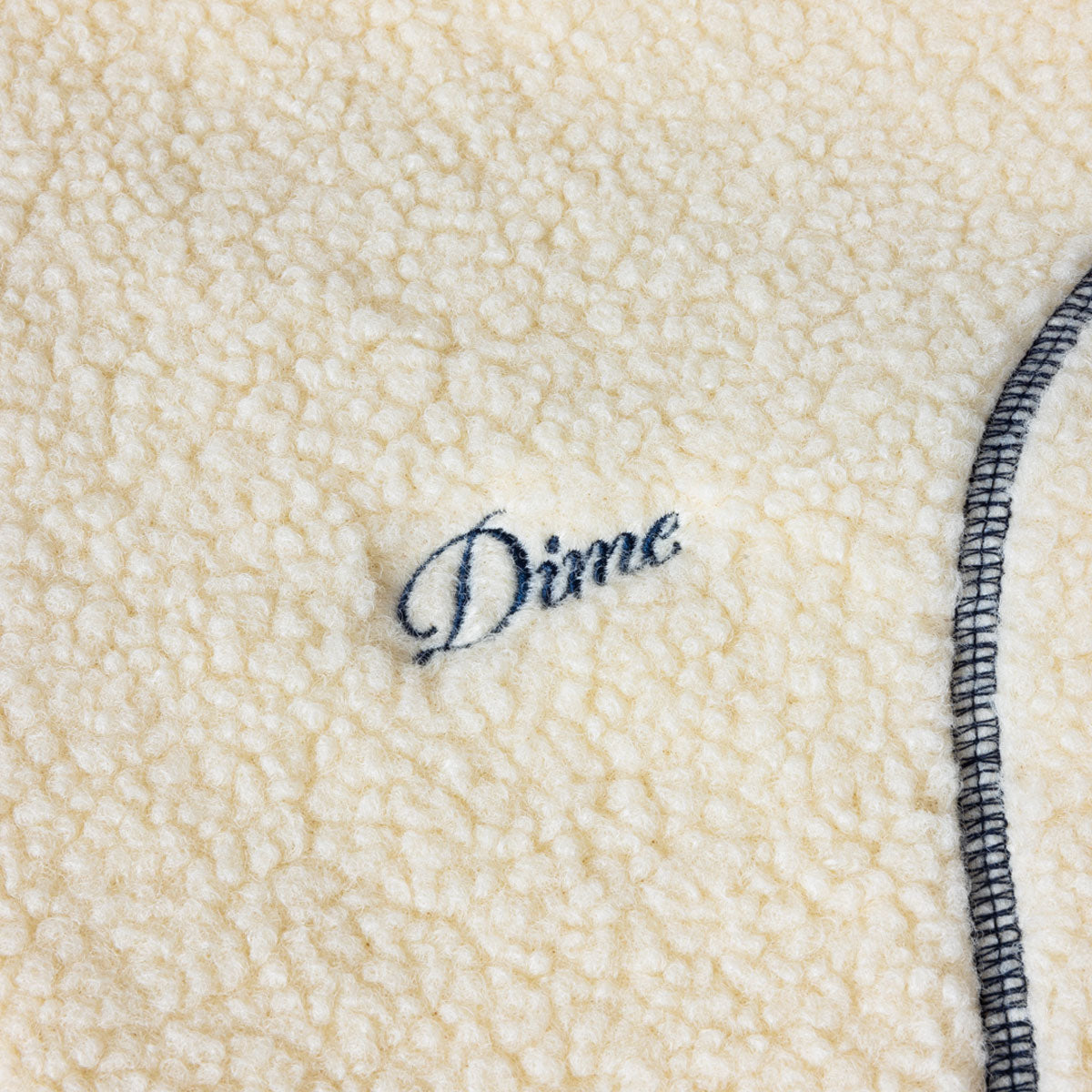 Dime - Polar Fleece Sherpa Zip - Cream