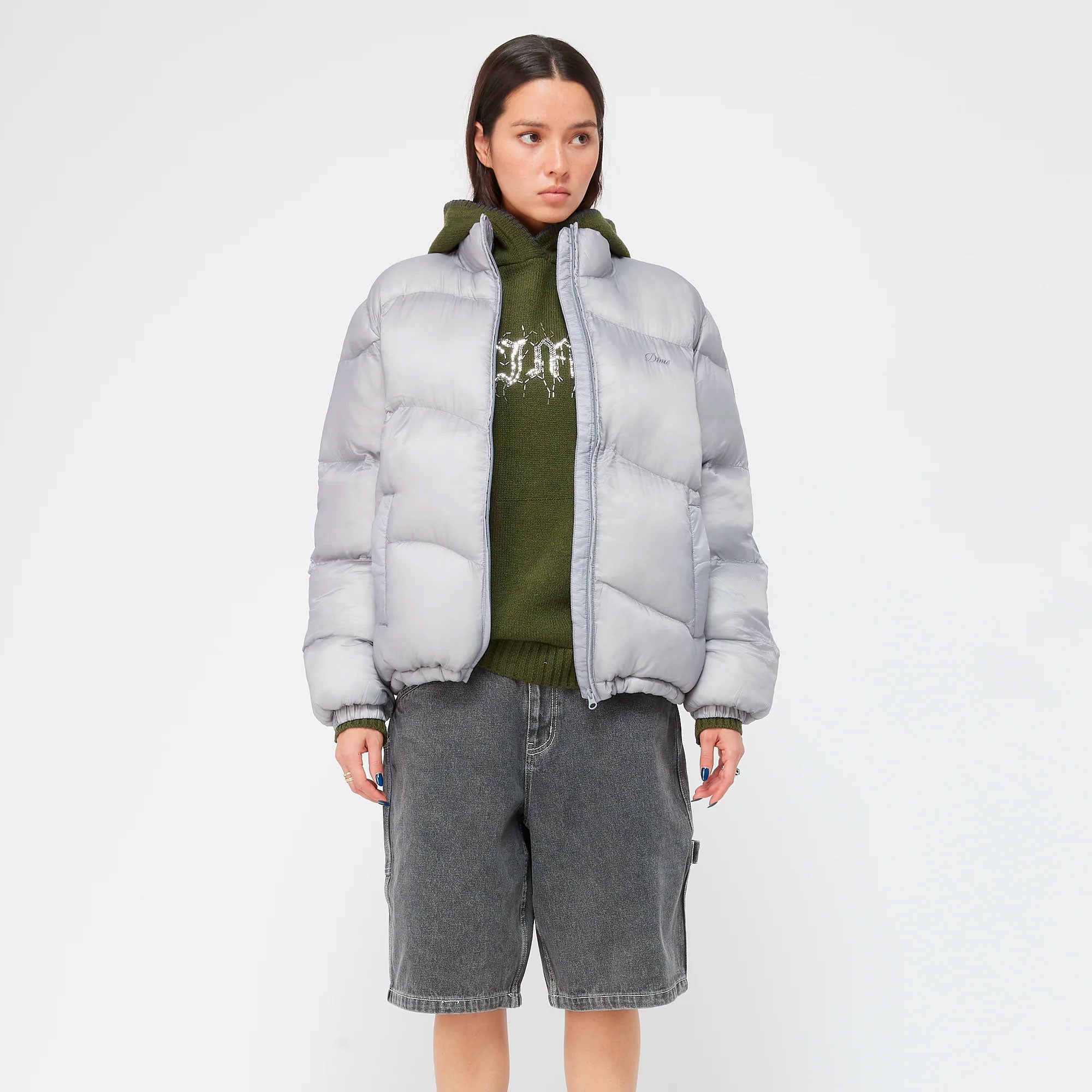 DIME - Classic Ripstop Puffer - Silver