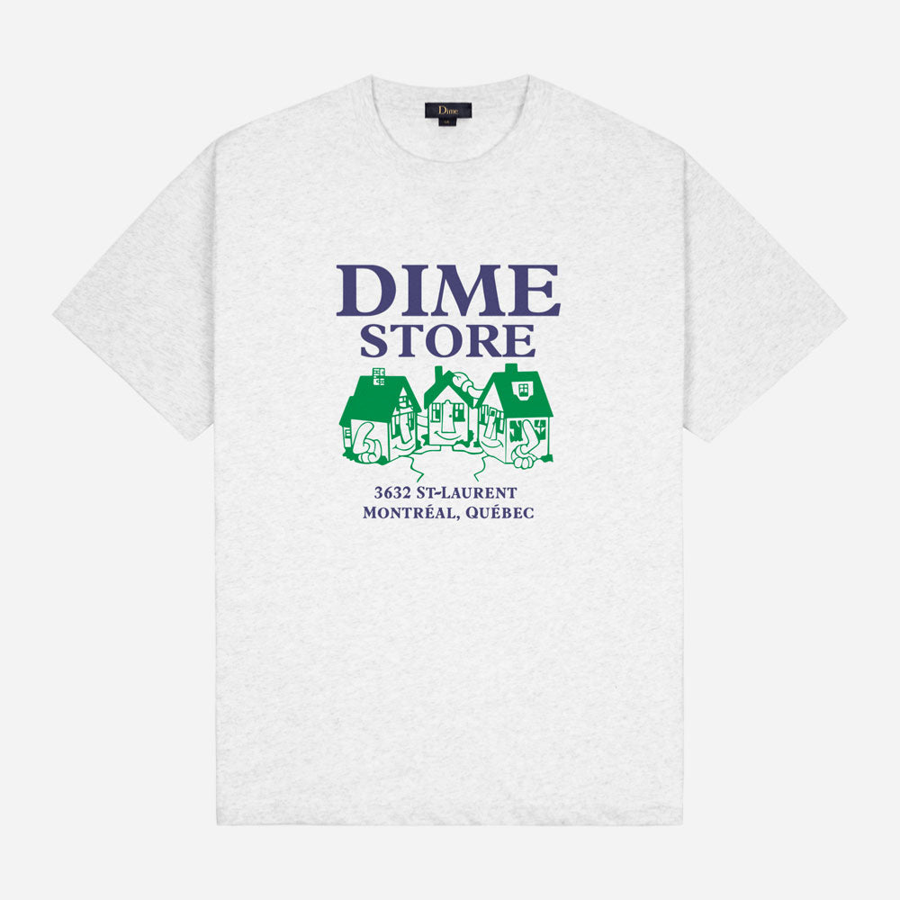 DIME - SKATESHOP T-SHIRT - Ash