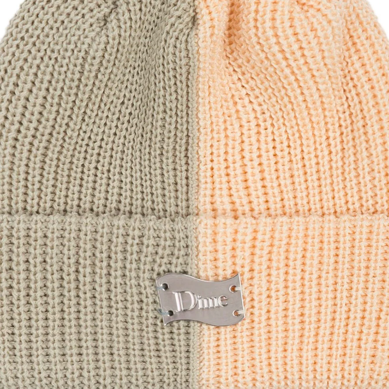 DIME - SPLIT BEANIE - Cream Grey