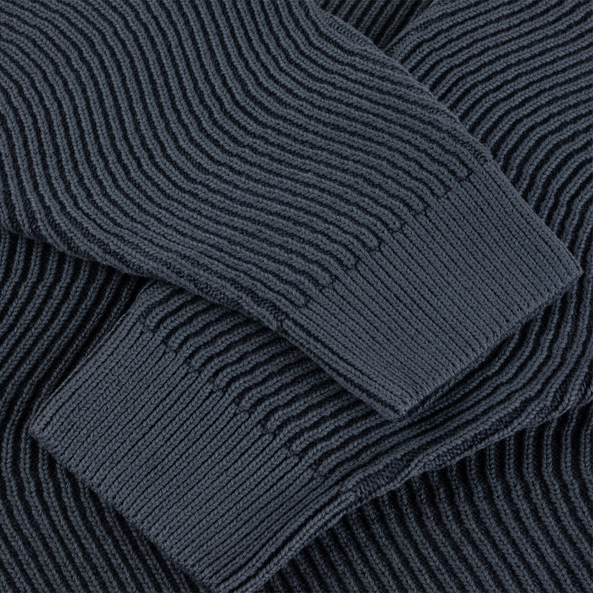 Dime - Wave Knit Sweater - Navy