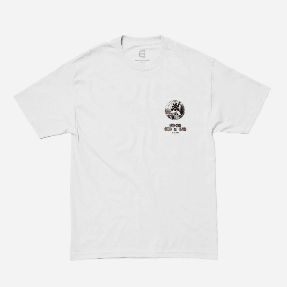 EVISEN - GLOBE LABEL TEE - White