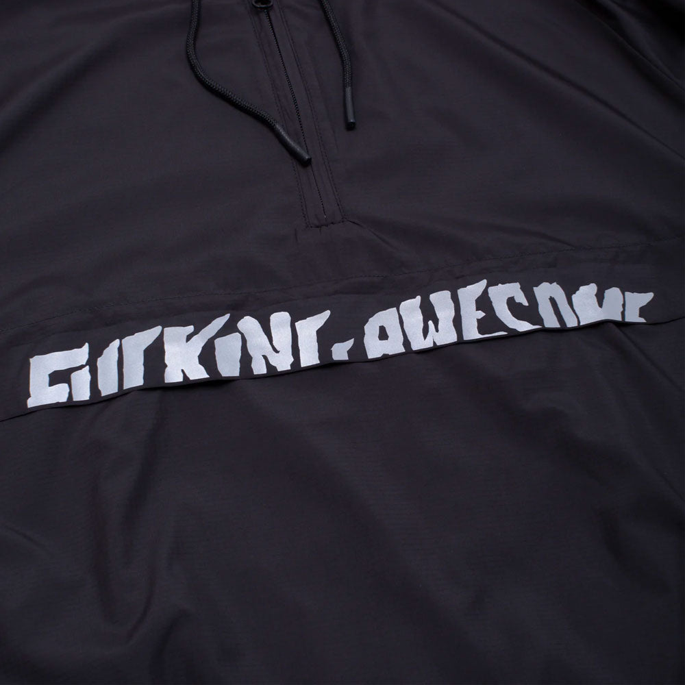 FUCKING AWESOME - CUTT OFF ANORAK PULLOVER - BLACK