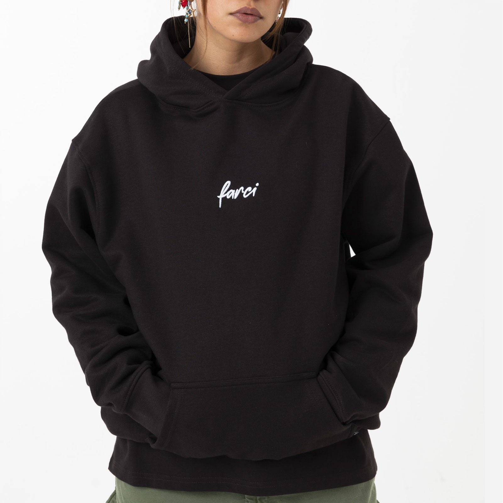 Farci - Cheesy Hoodie - Black