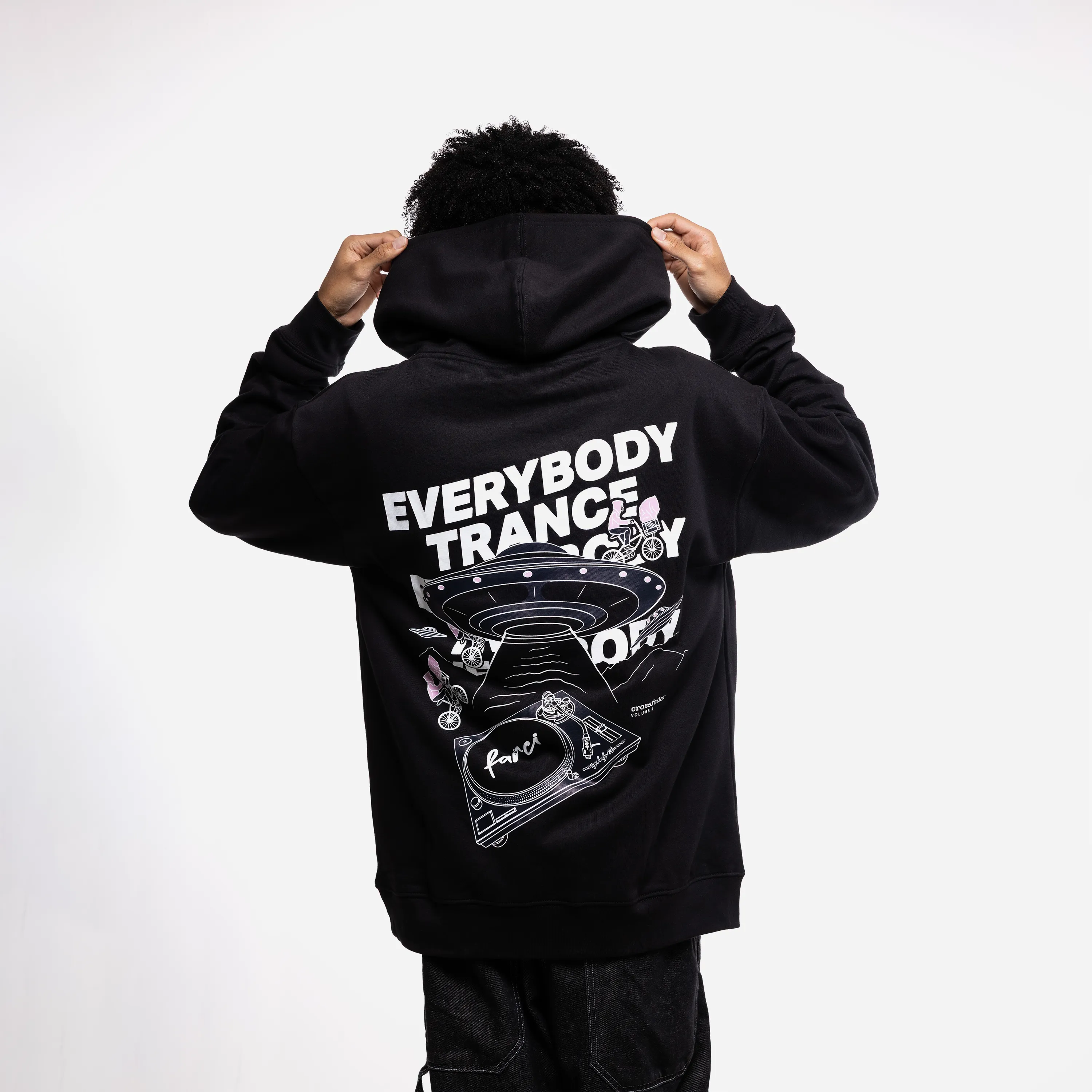 Farci x Everybody Trance Hoodie - Black
