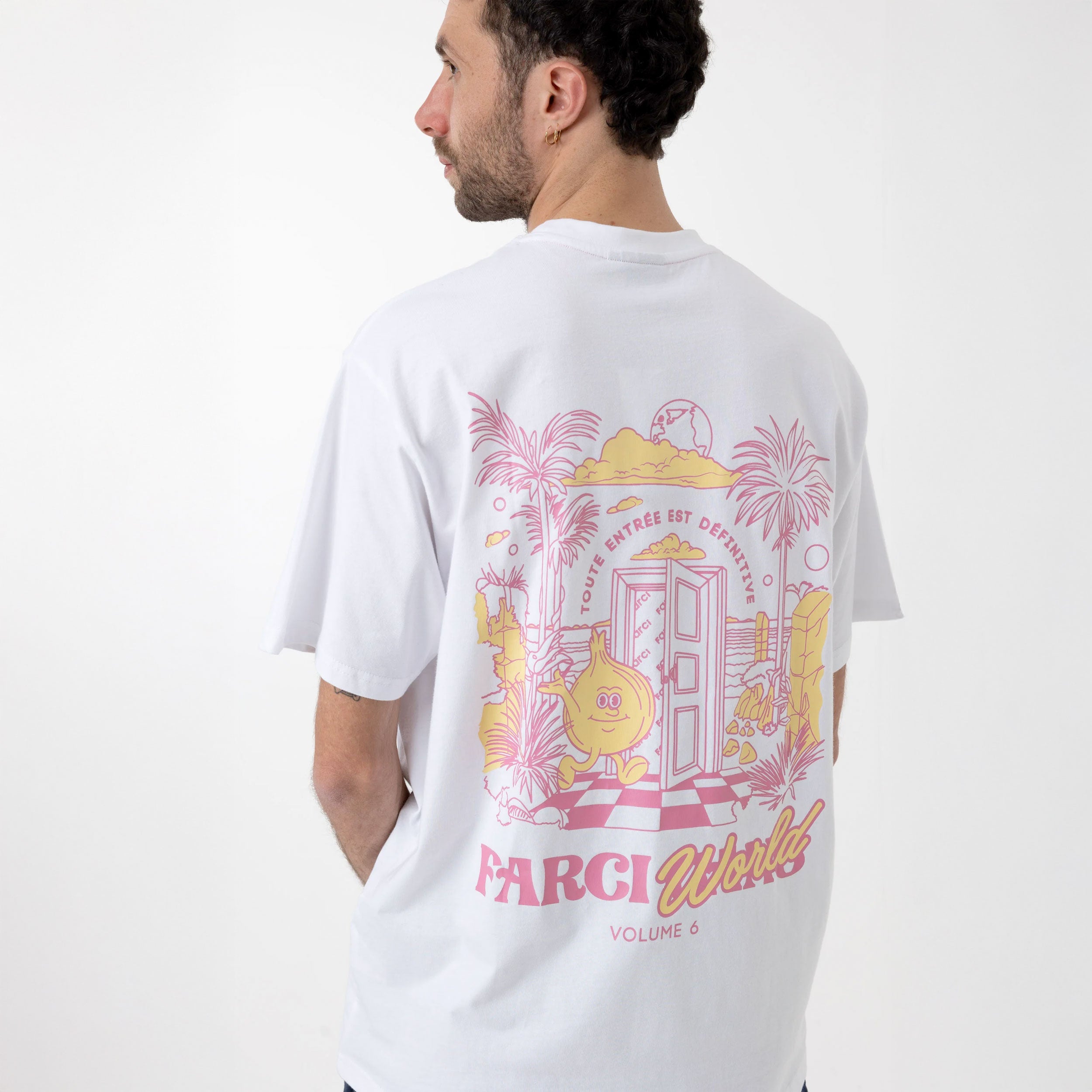 Farci - Gang 6 Tee - White