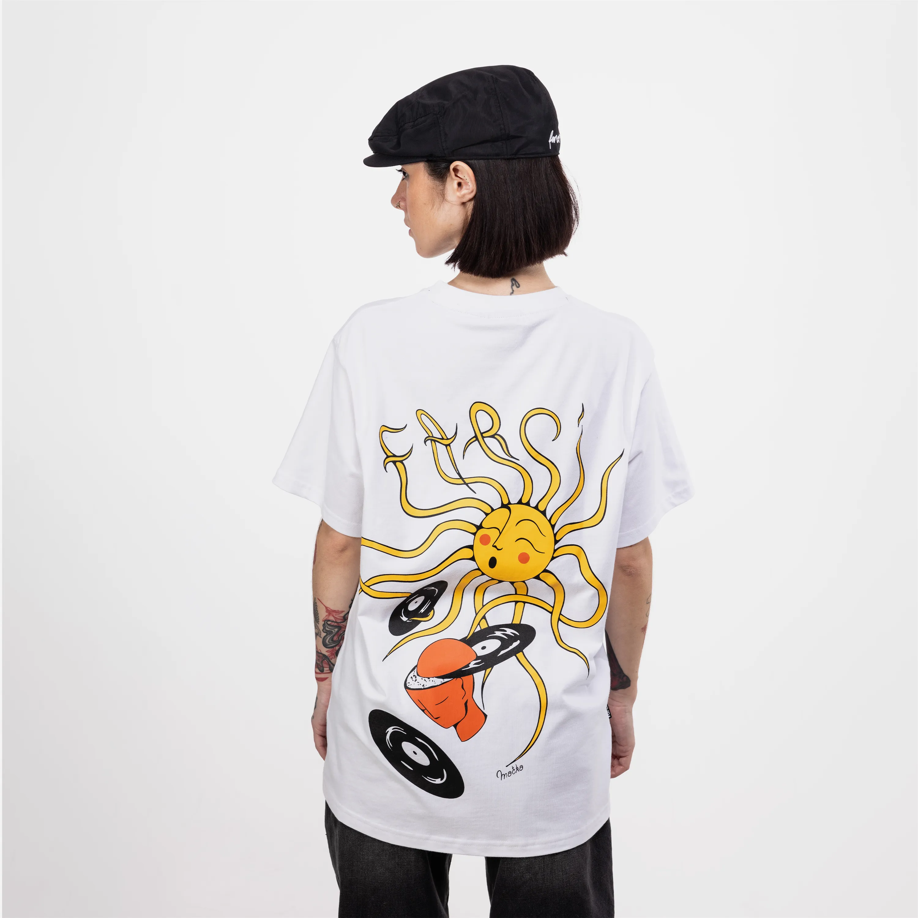 Farci x Lena Macka - Lena Tee White (Solar Illustration)