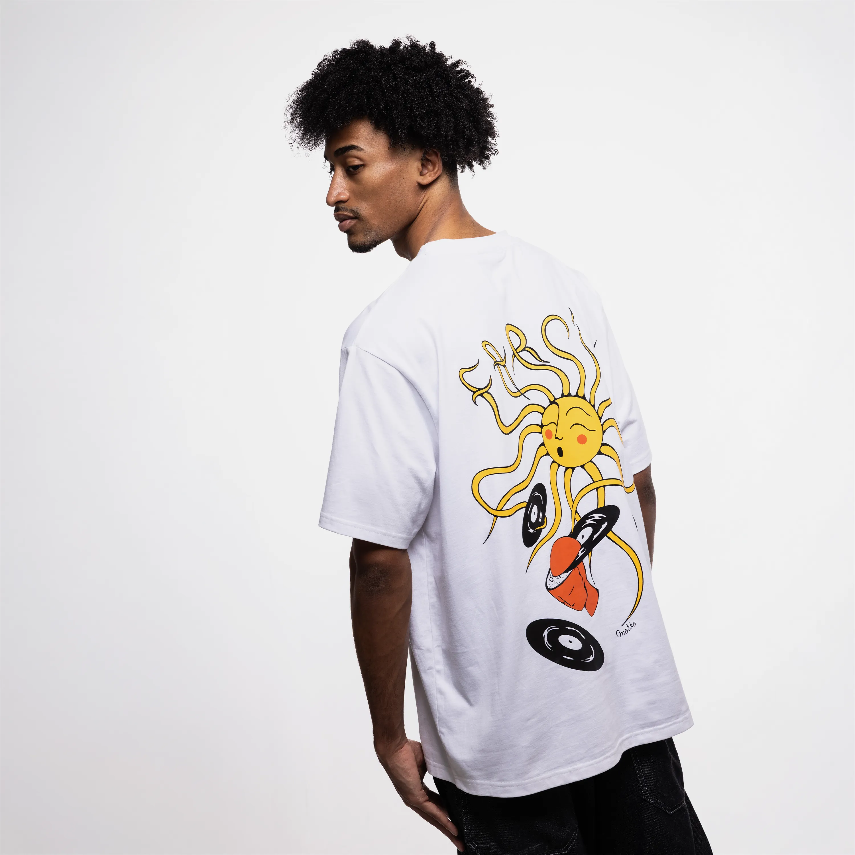 Farci x Lena Macka - Lena Tee White (Solar Illustration)