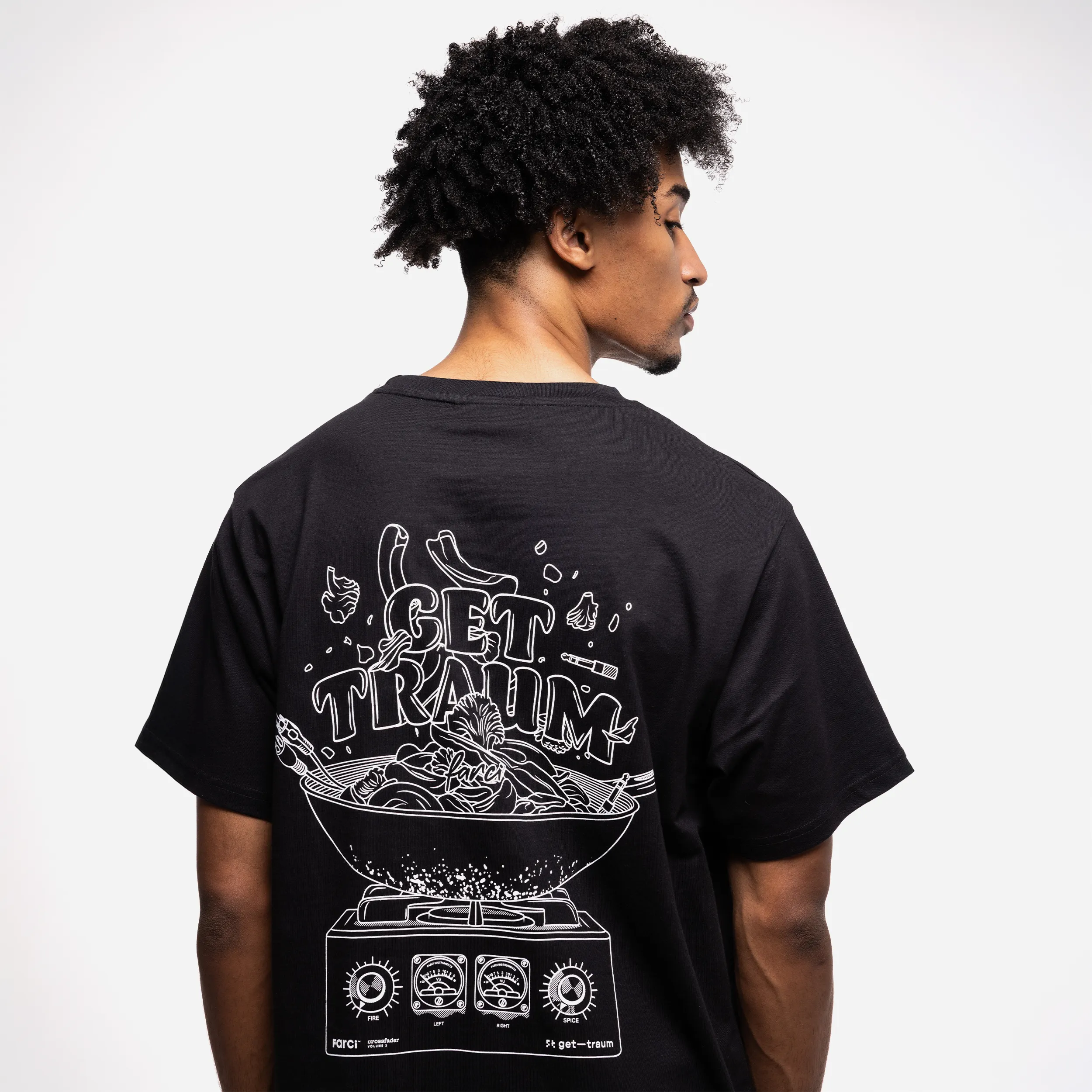 T-shirt Farci x Traumer - Traum Tee Black (Get Traum)