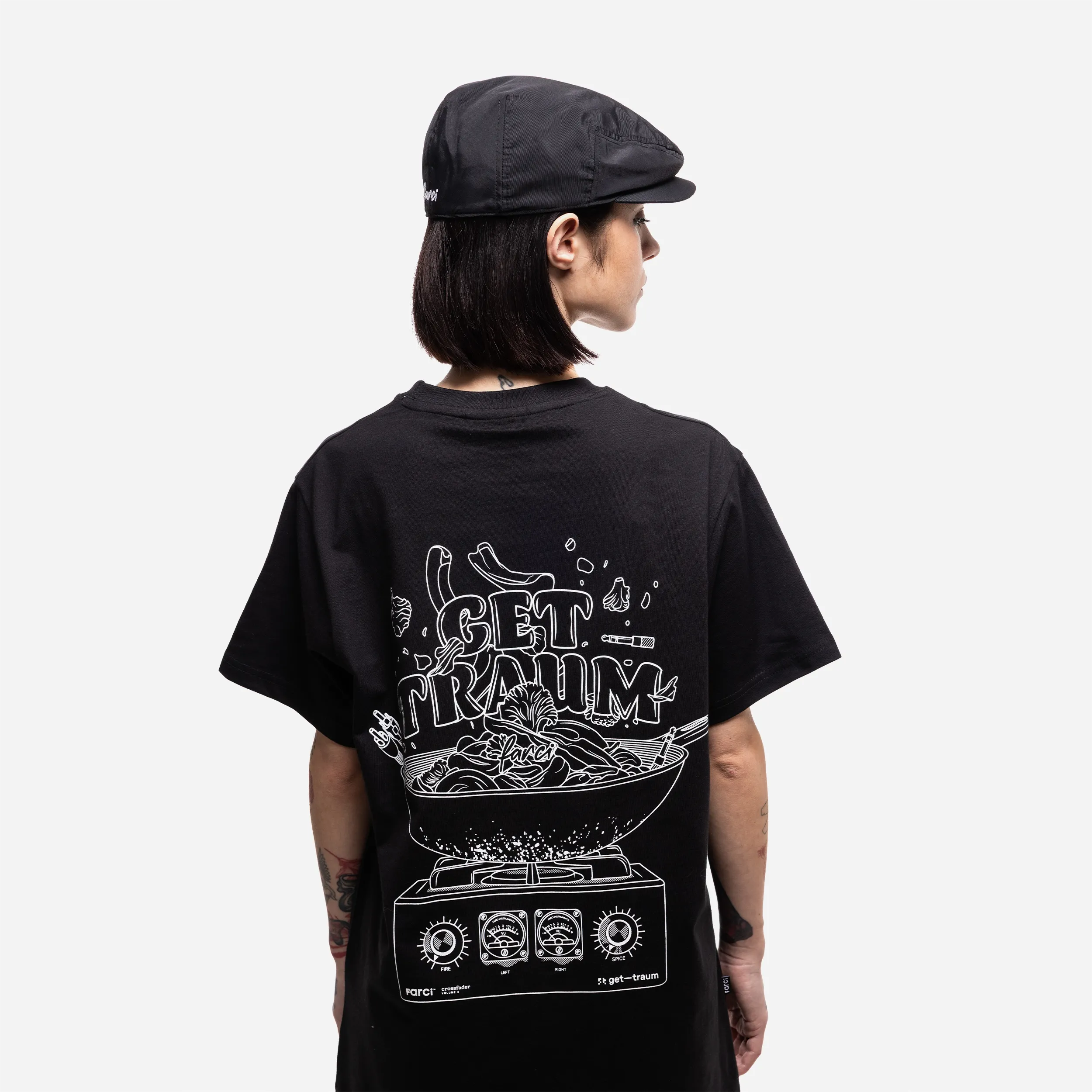T-shirt Farci x Traumer - Traum Tee Black (Get Traum)