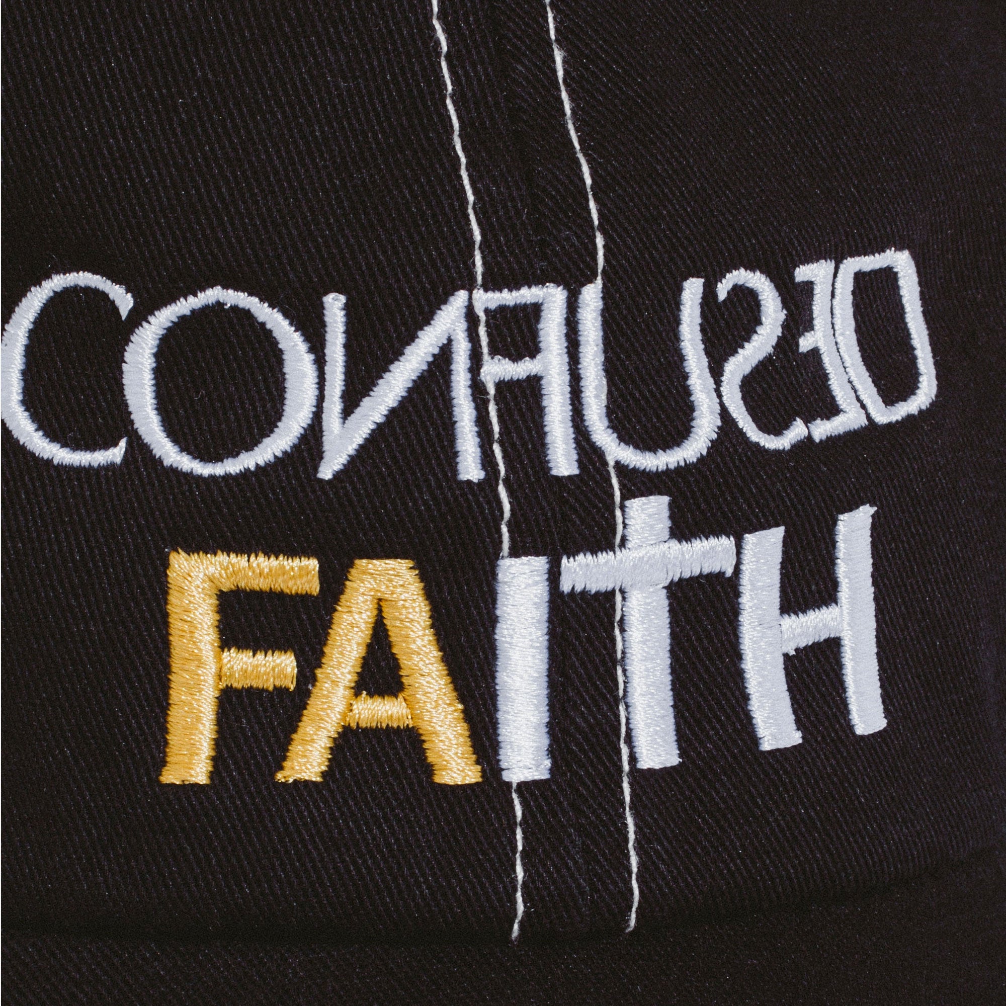 Fucking Awesome - Confused Faith Trucker Hat - Black