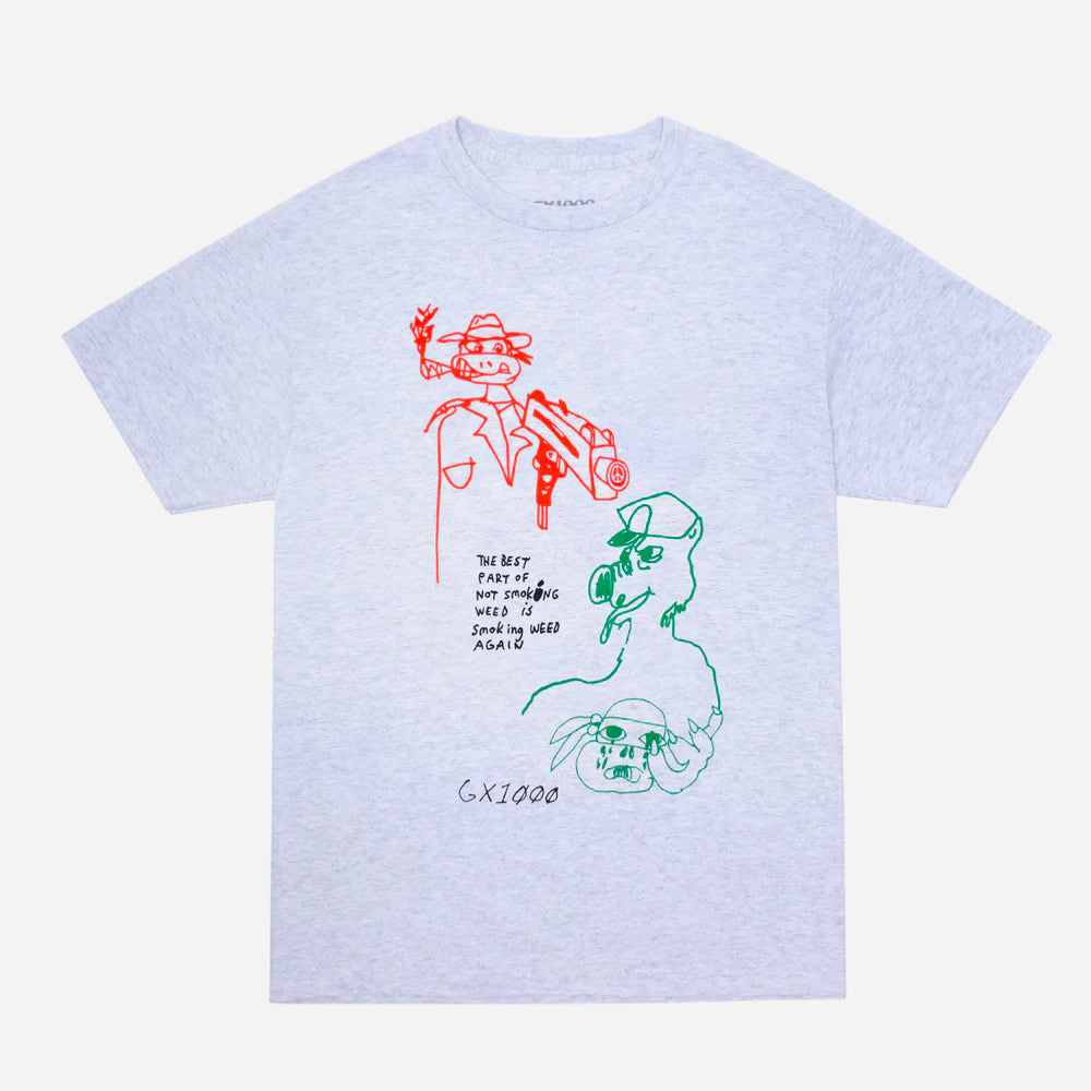 GX1000 - BEST PART T-SHIRT - Ash