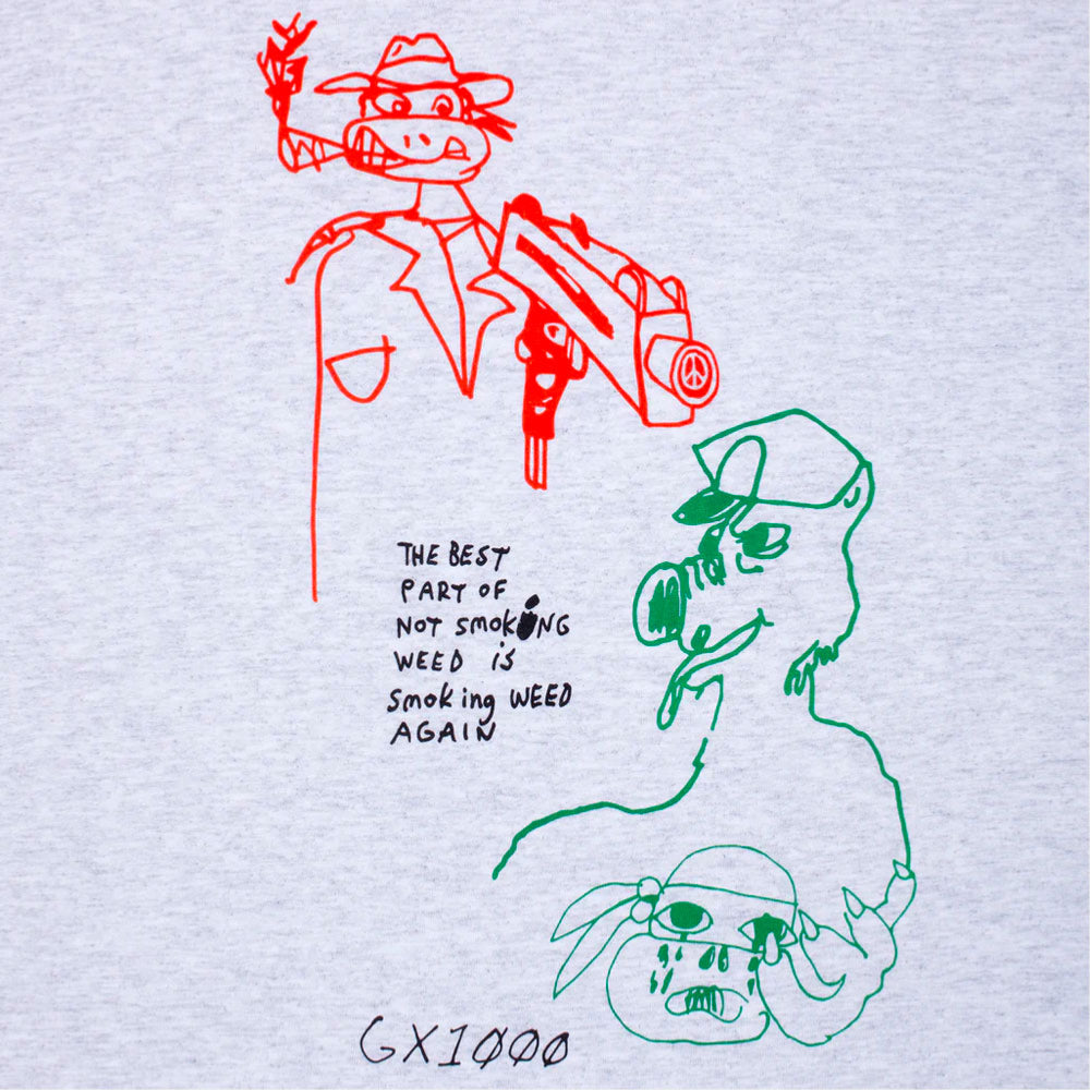 GX1000 - BEST PART T-SHIRT - Ash
