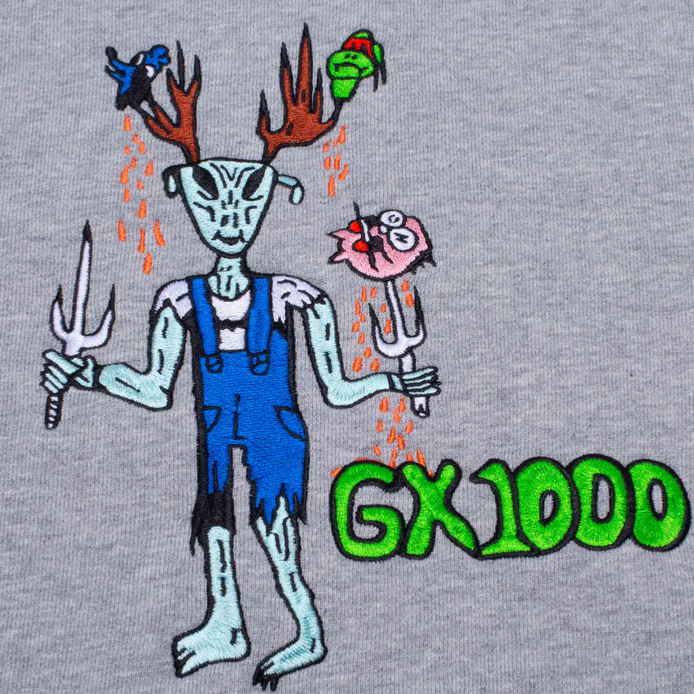 GX1000 - SKIN WALKER HOODIE - Ash