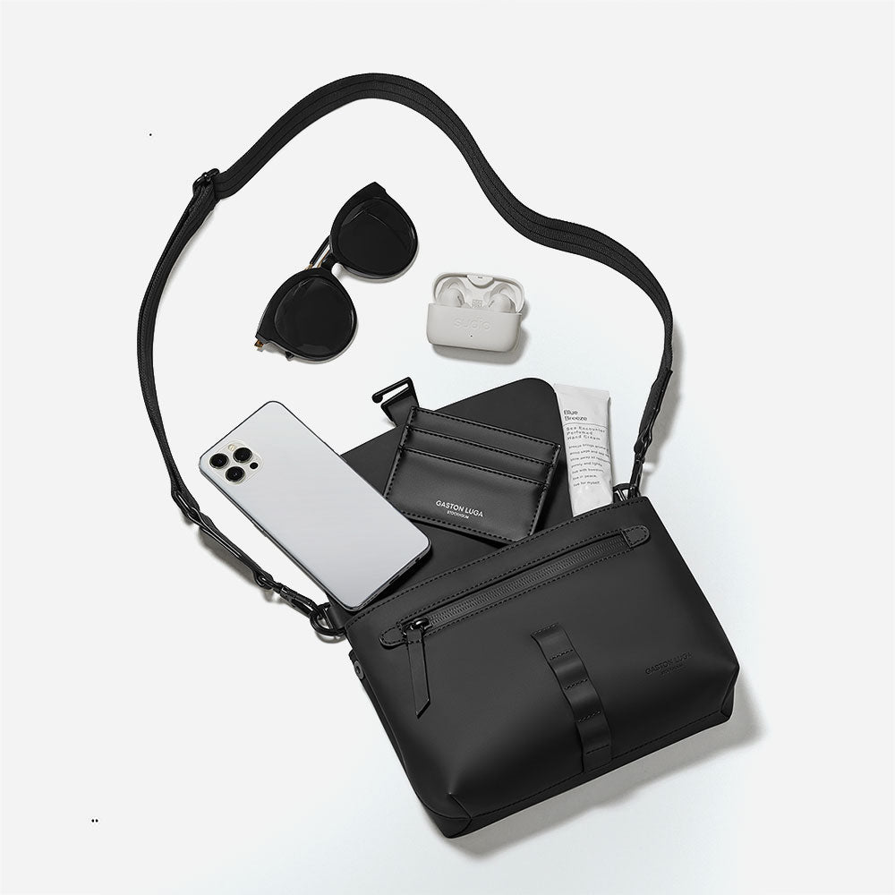 Gaston Luga - Spläsh Crossbody Bag - Black