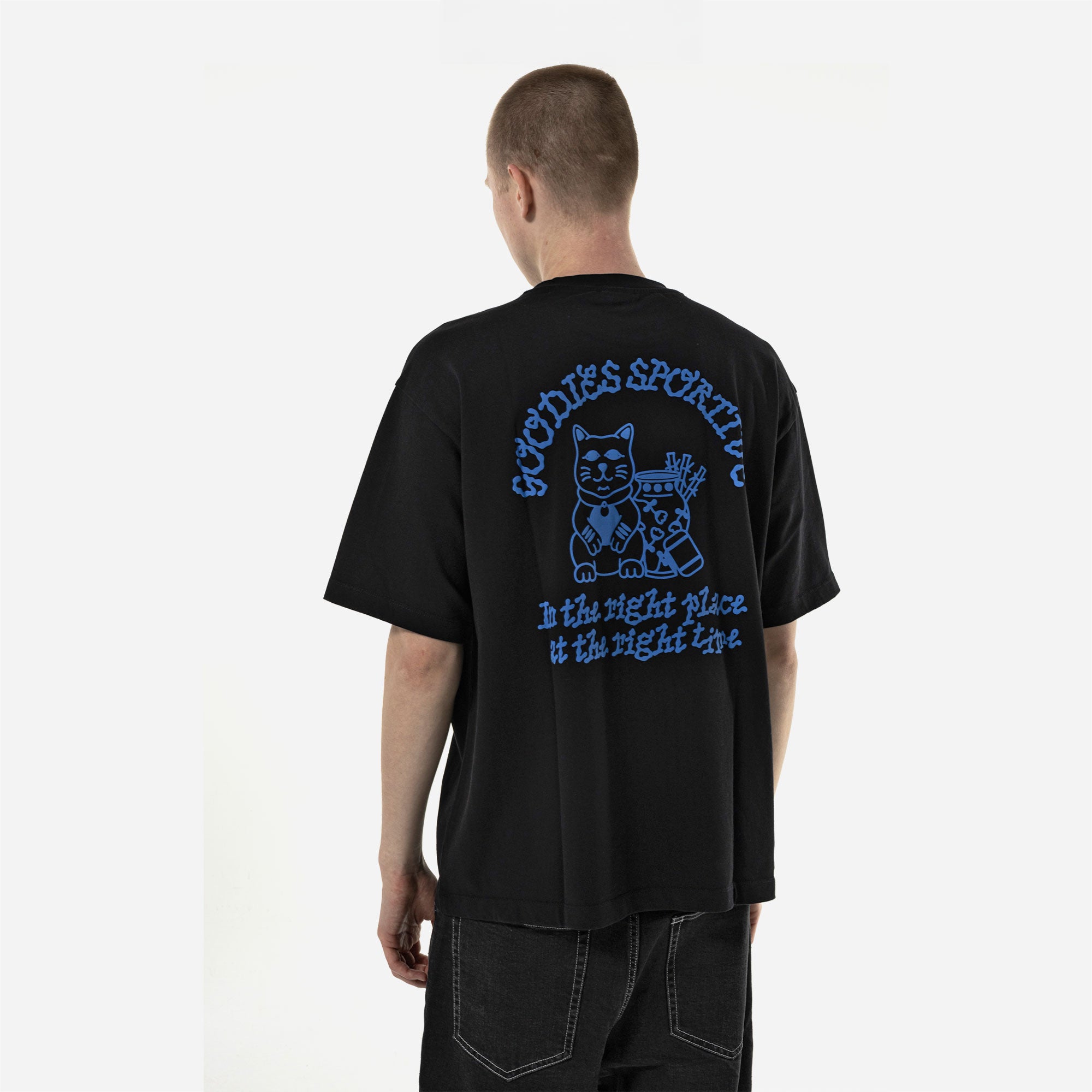 Goodies Sportive - Cats Tee - Black