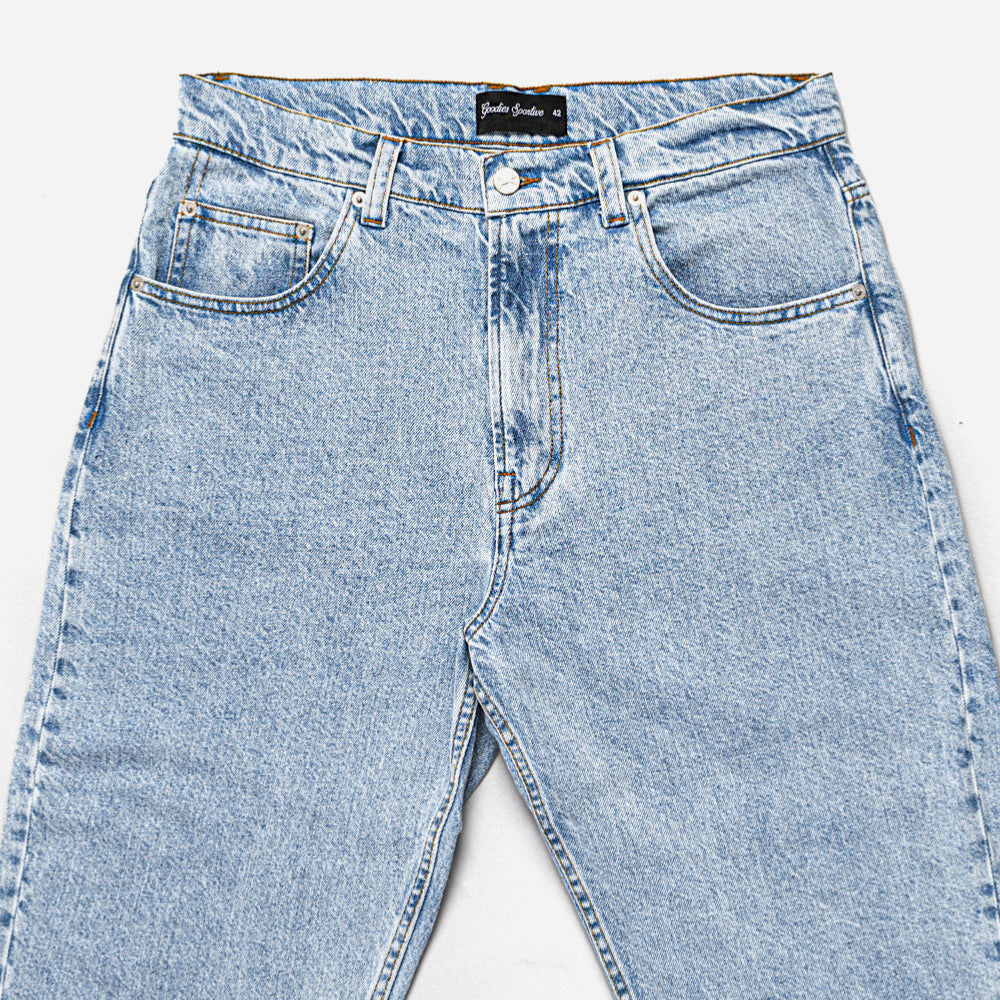 GOODIES SPORTIVE - RELAXED CROP PANT - Blue