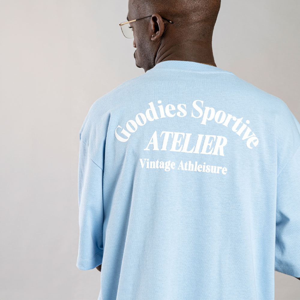 GOODIES SPORTIVE - BABY BLUE TEE - Blue