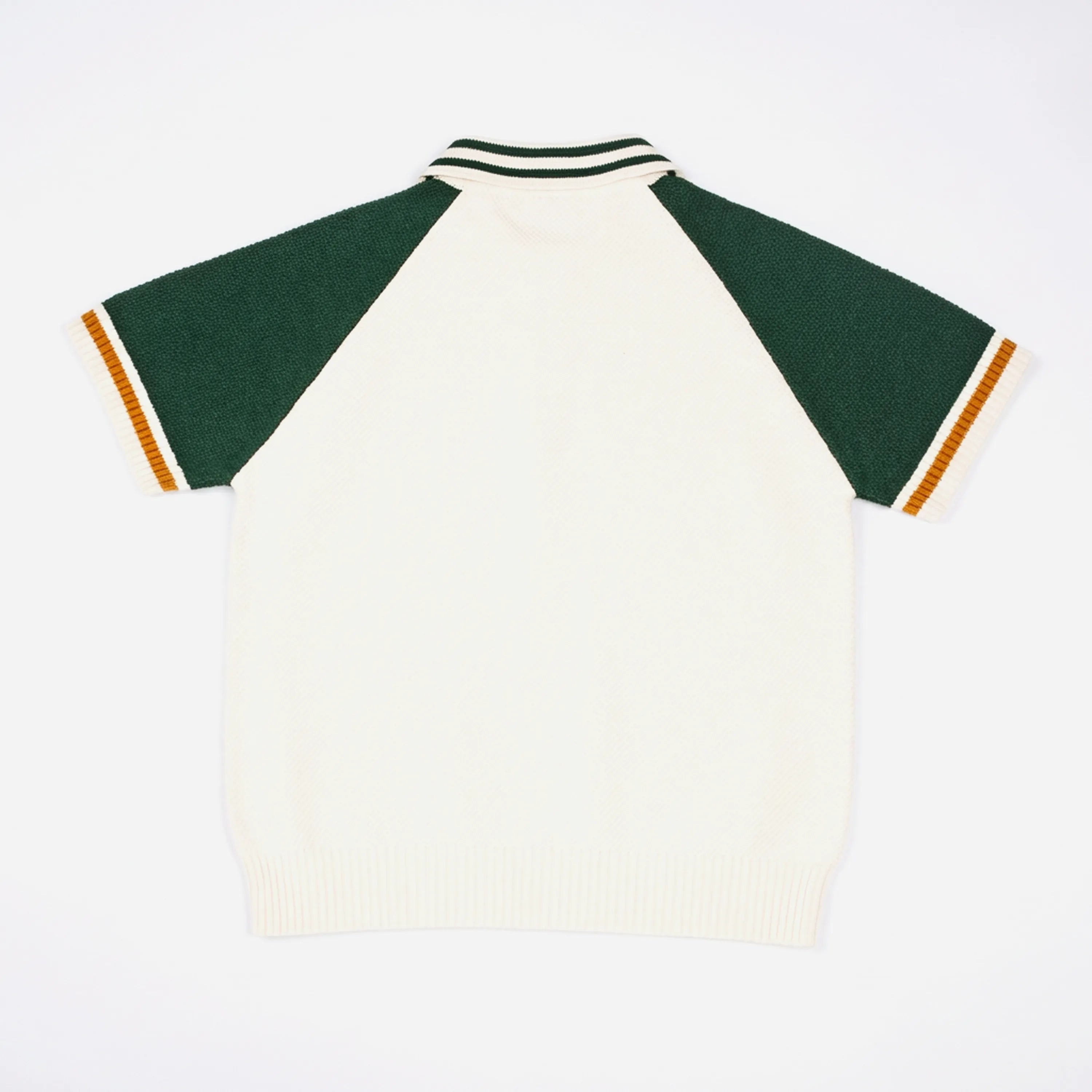 Polo Maille Goodies Sportive - Biker Premium Knit Ecru / Green