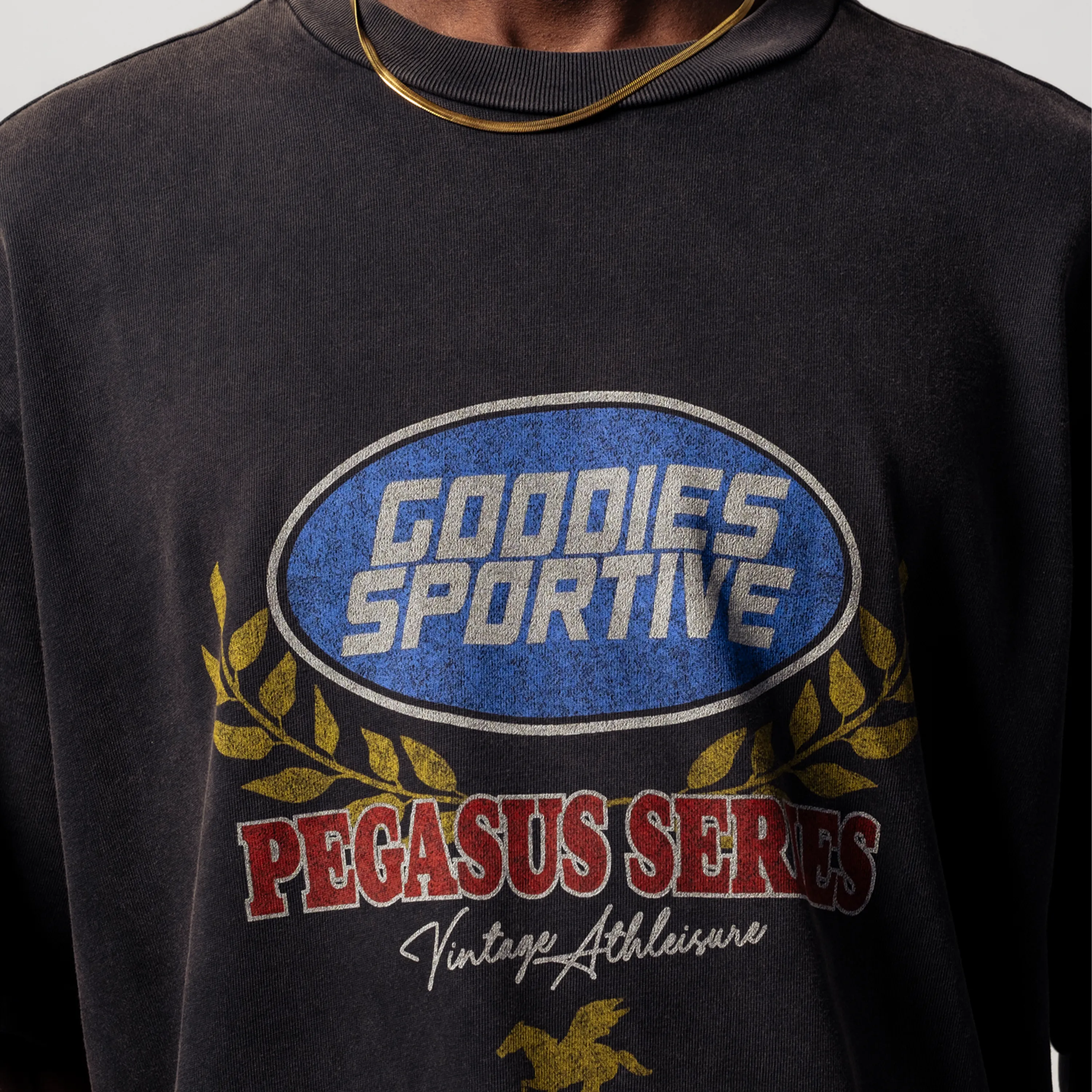 Goodies Sportive - Caesar Premium Tee Black Fadeout