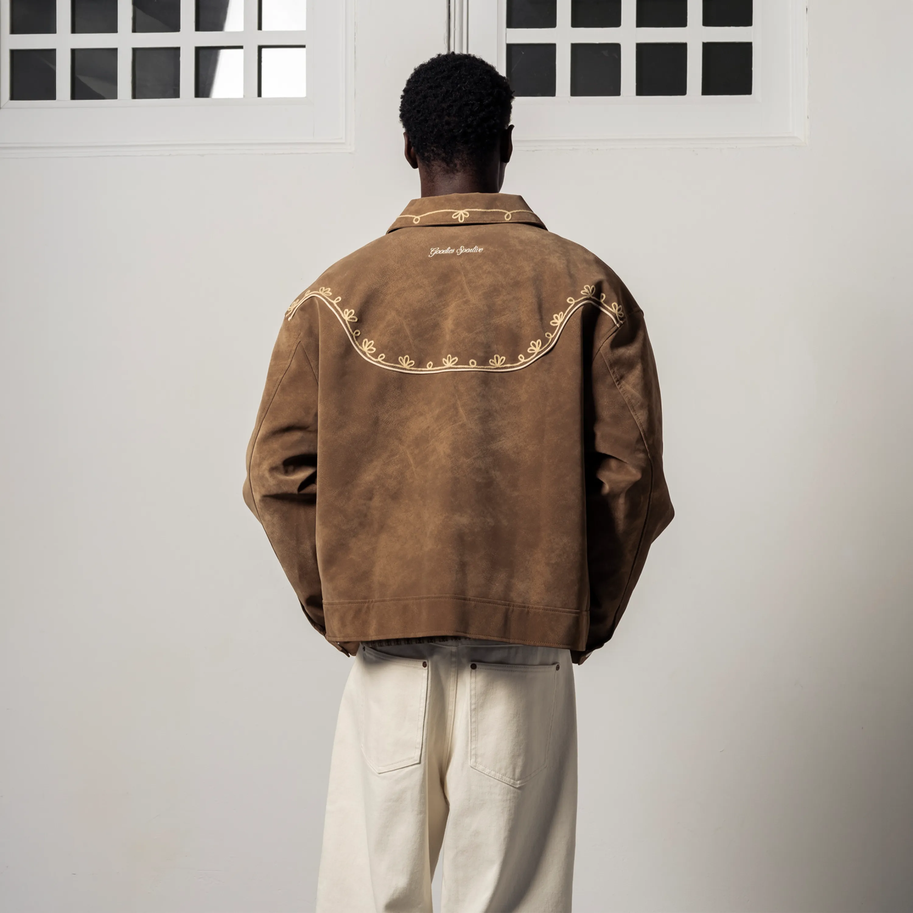 Veste Goodies Sportive Camel Premium Jacket Marron