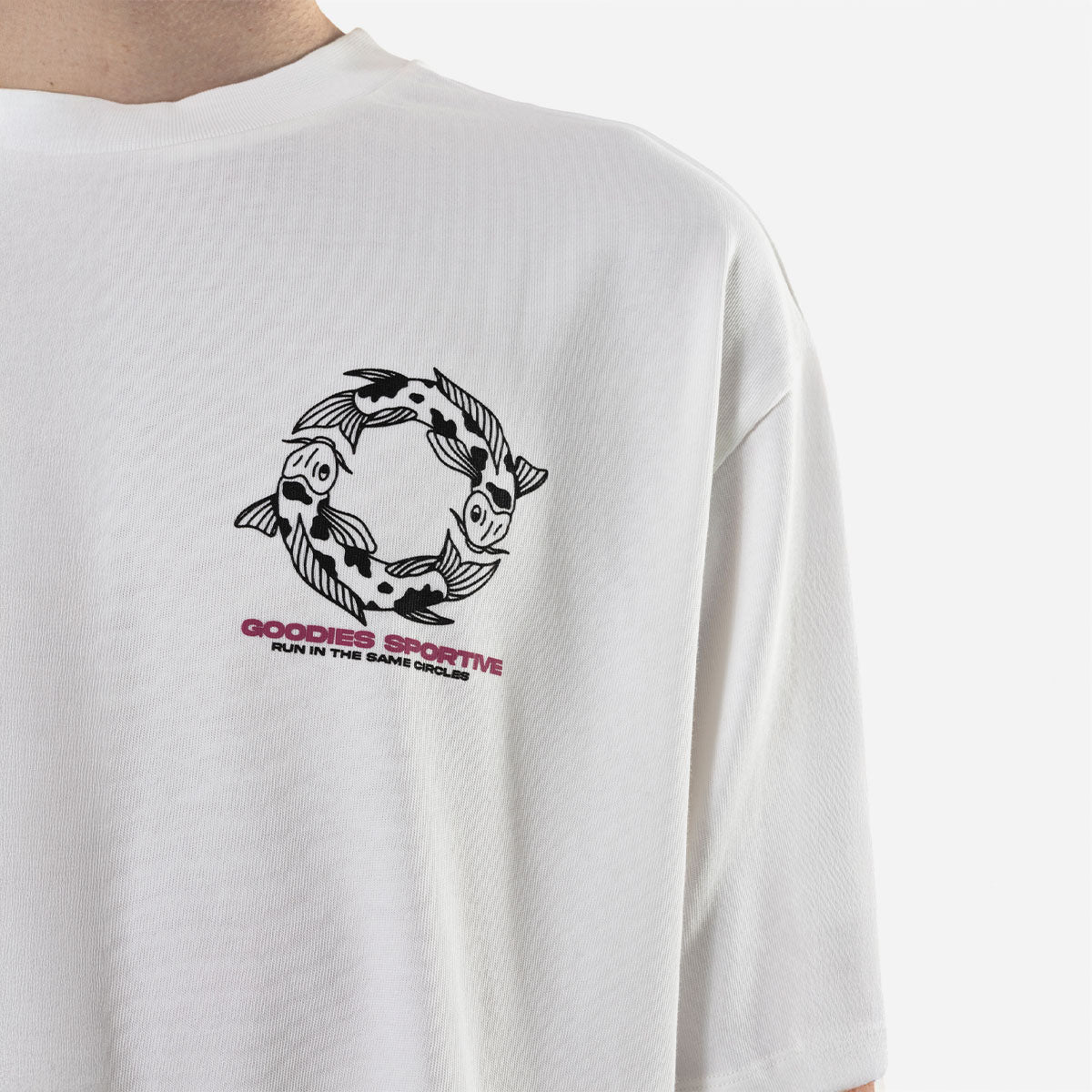 Goodies Sportive - Carp Tee - White