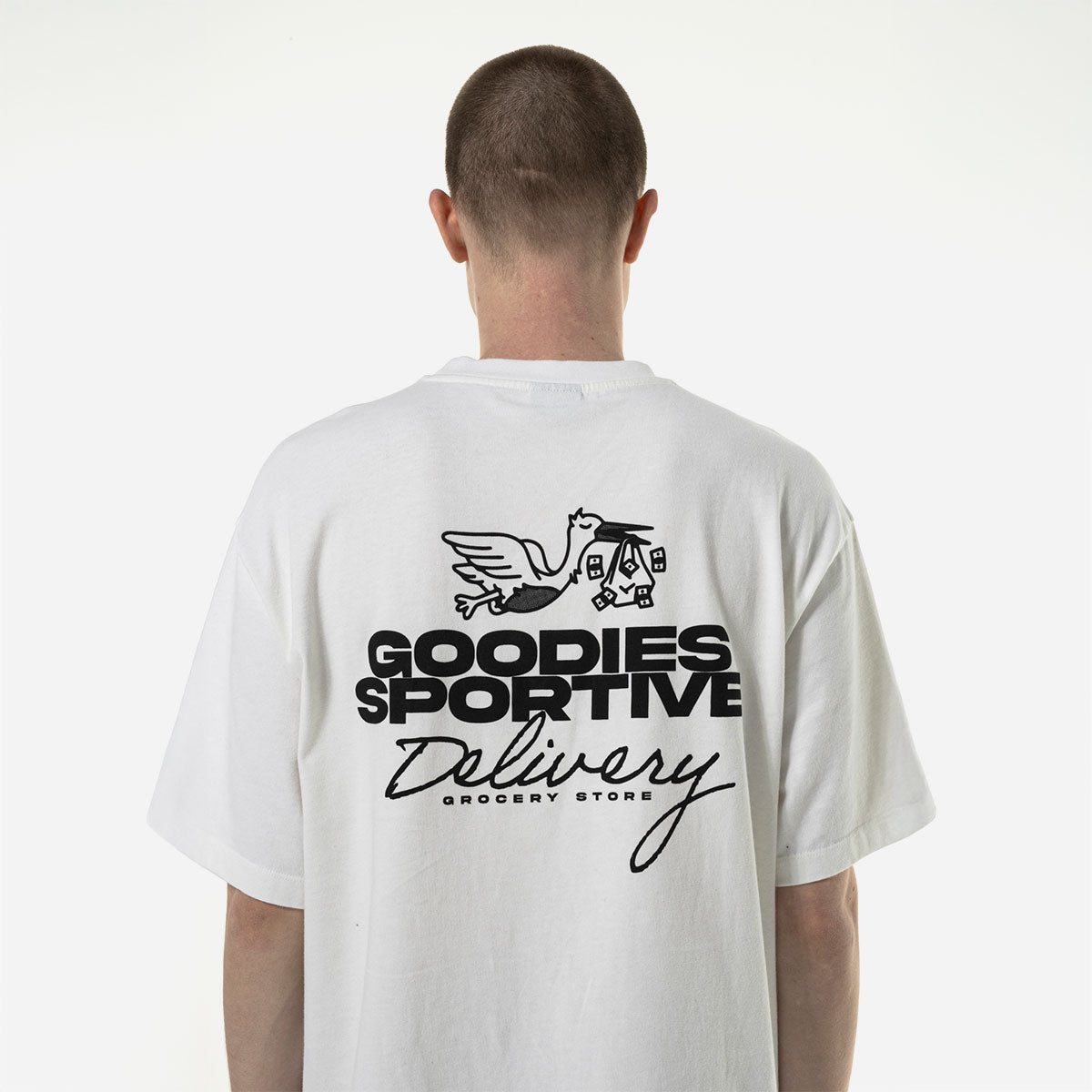 Goodies Sportive - Delivery Tee - White