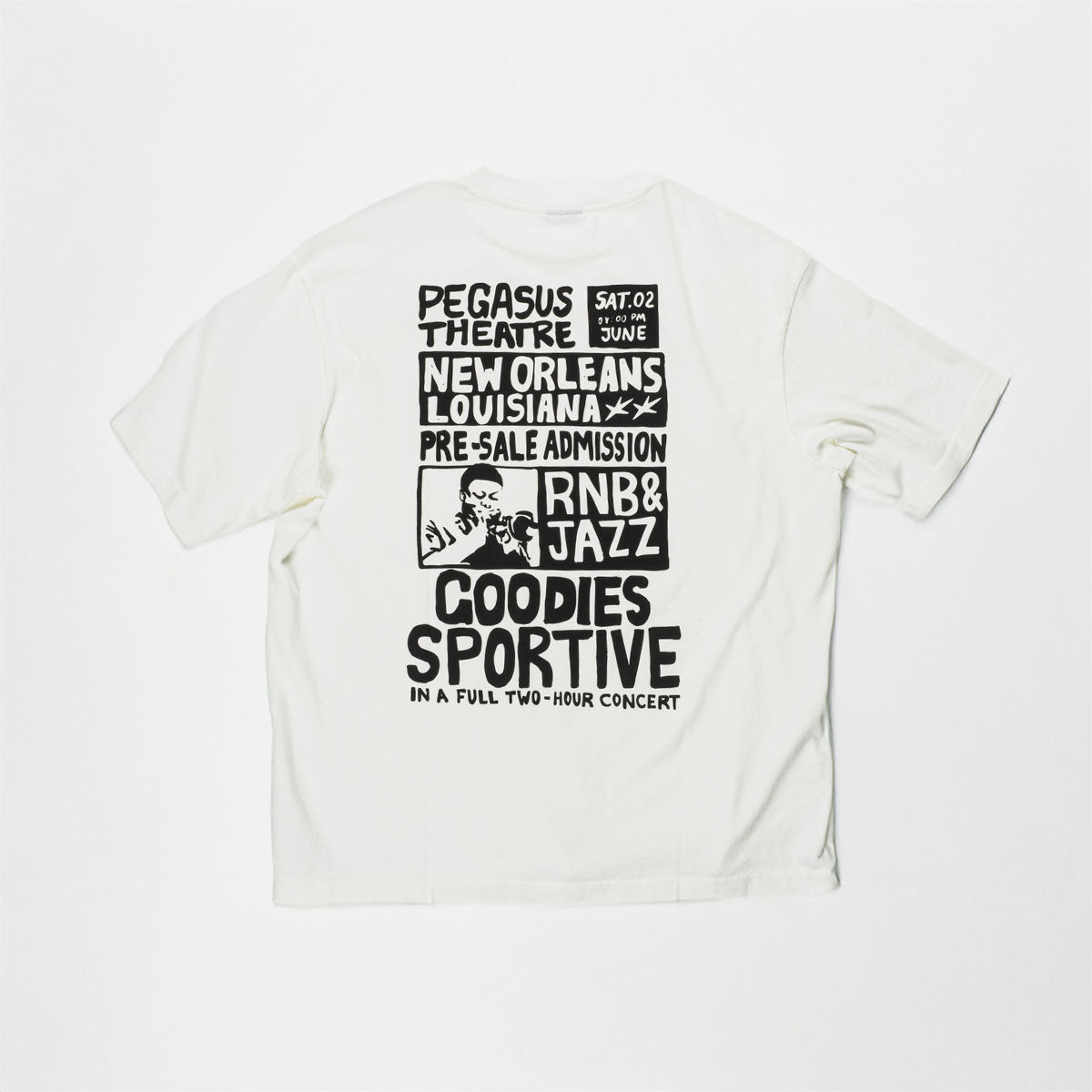 Goodies Sportive - New Orleans Tee - White