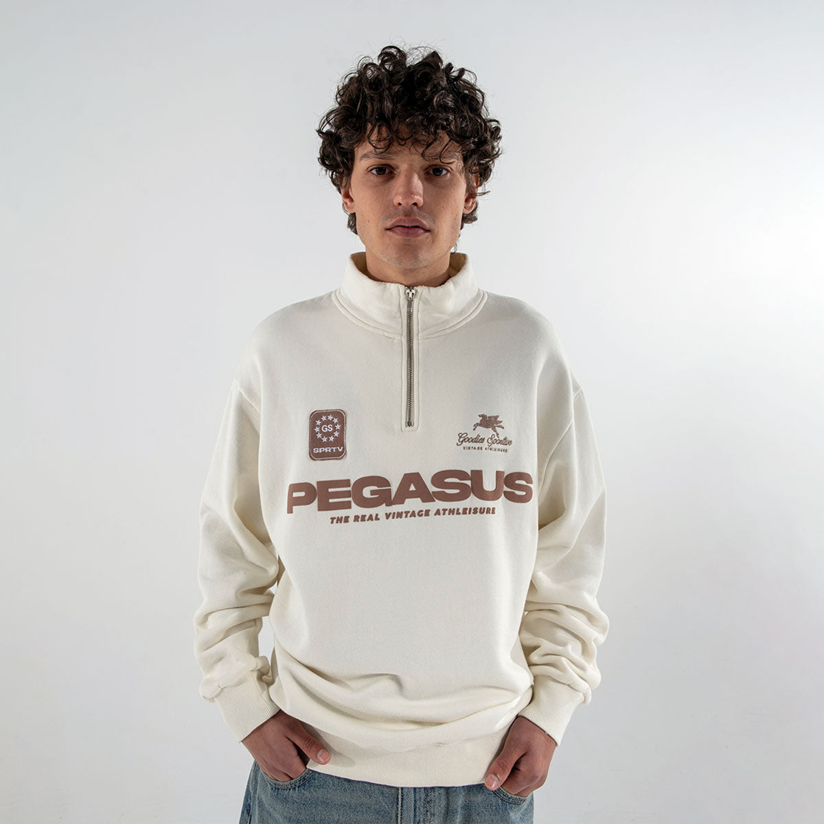Goodies Sportive - New Pegasus Halfzipper - Butter